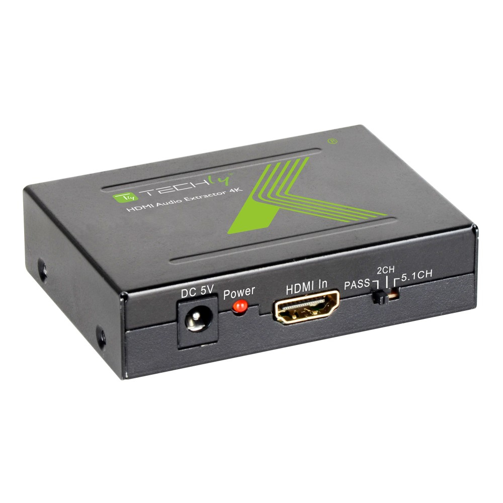 Techly IDATA HDMI-EA lydkonverteringsprogram Sort
