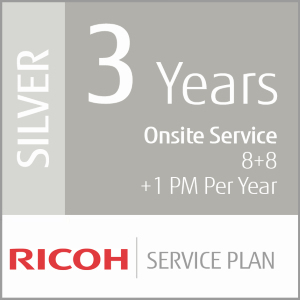 Ricoh 3 Year Silver Service Plan (Mid-Vol Production) 3 År
