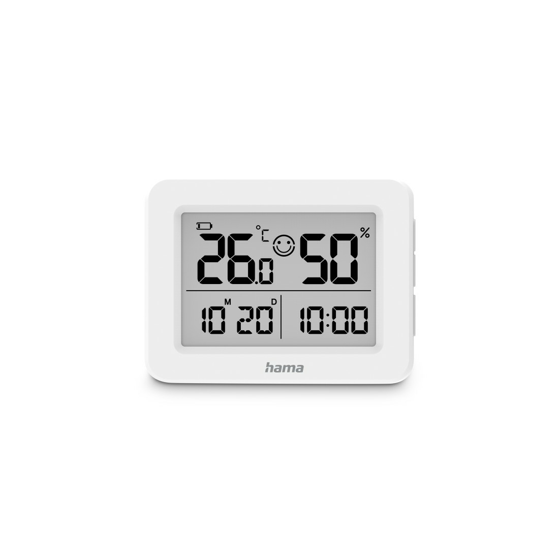 Hama 00222231 termometer til miljøet Elektronisk miljøtermometer Indendørs Hvid