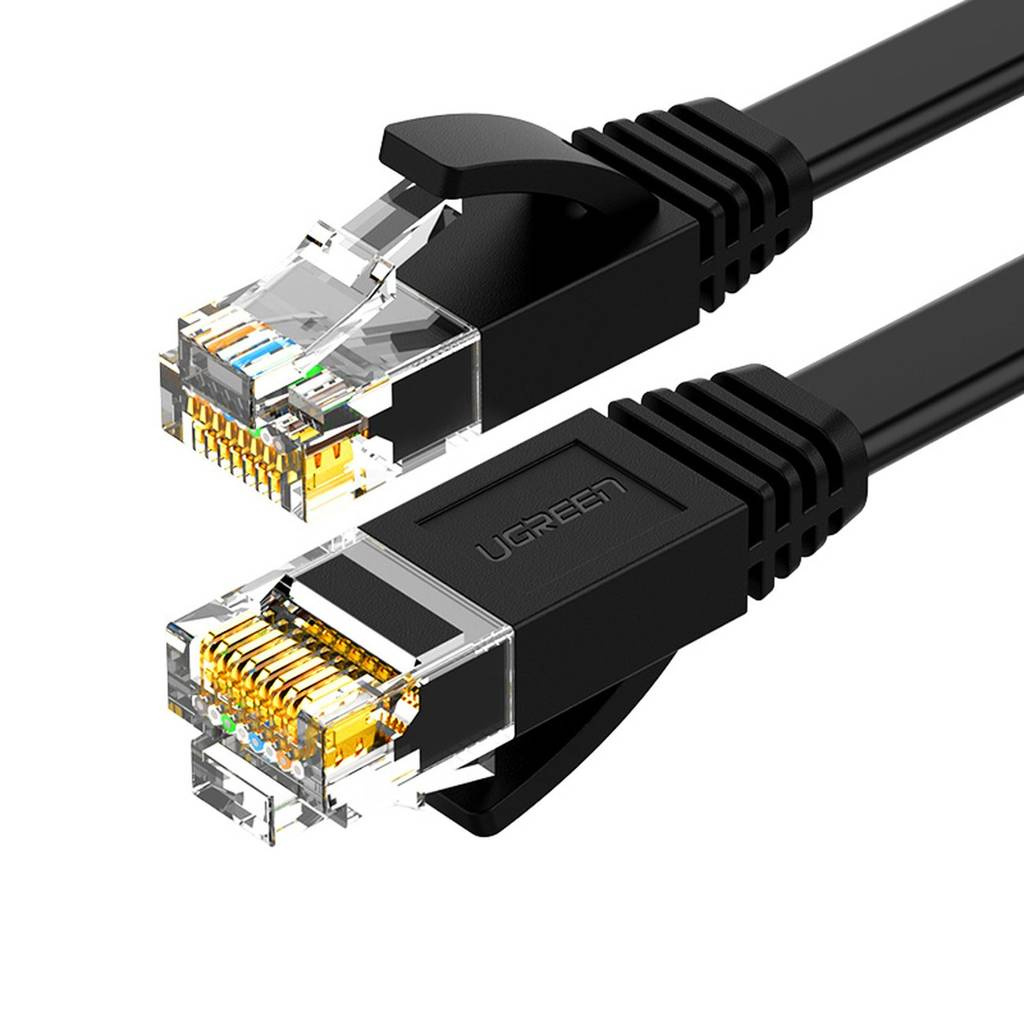 Ugreen NW102 netværkskabel Sort 0,5 m Cat6 U/UTP (UTP)