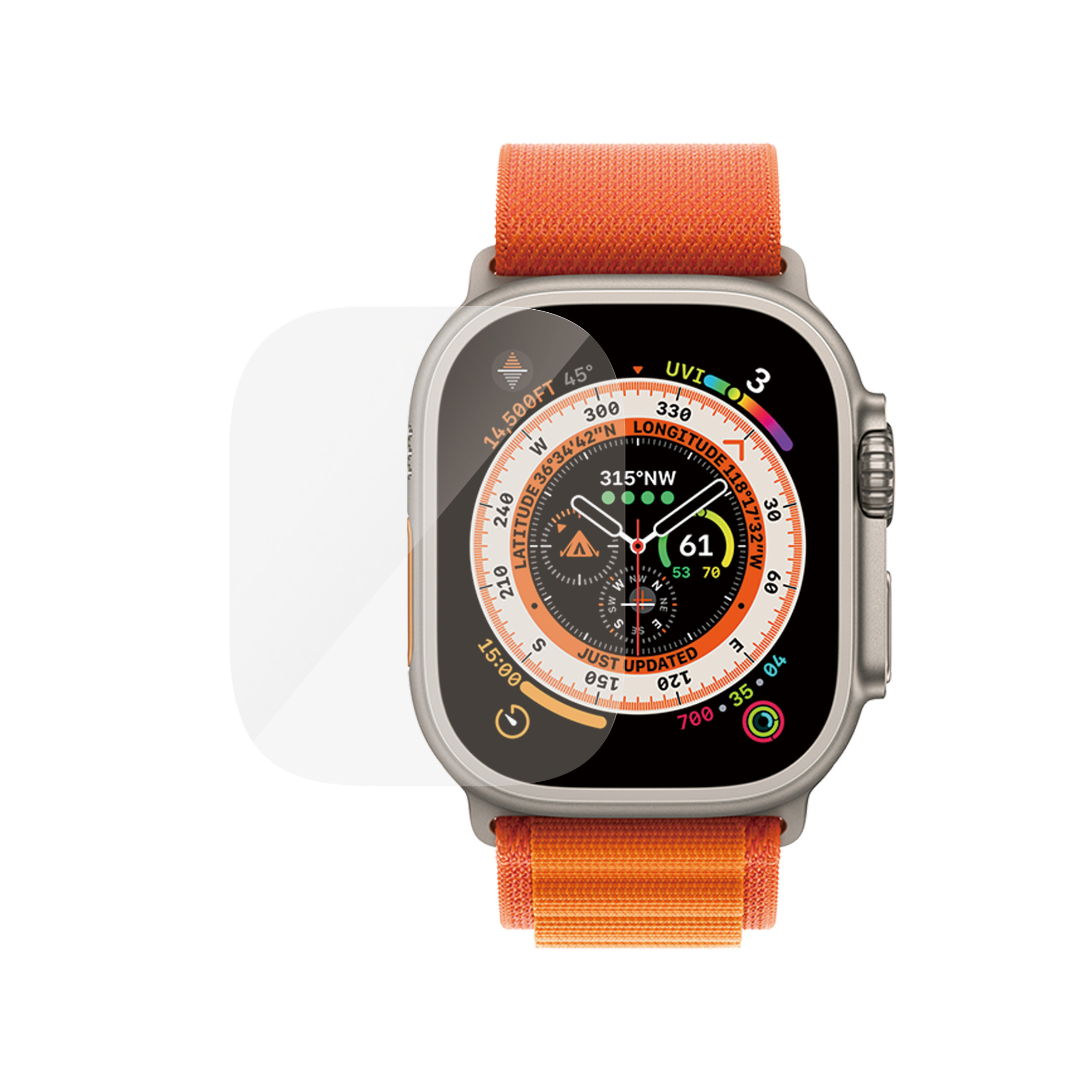 PanzerGlass ® Skærmbeskyttelse Apple Watch Ultra 2 | Ultra | 49 mm
