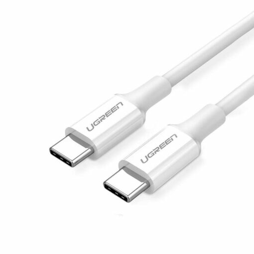 Ugreen 60552 USB-kabel USB 2.0 2 m USB C 480 Gbit/sek. 100 W Hvid