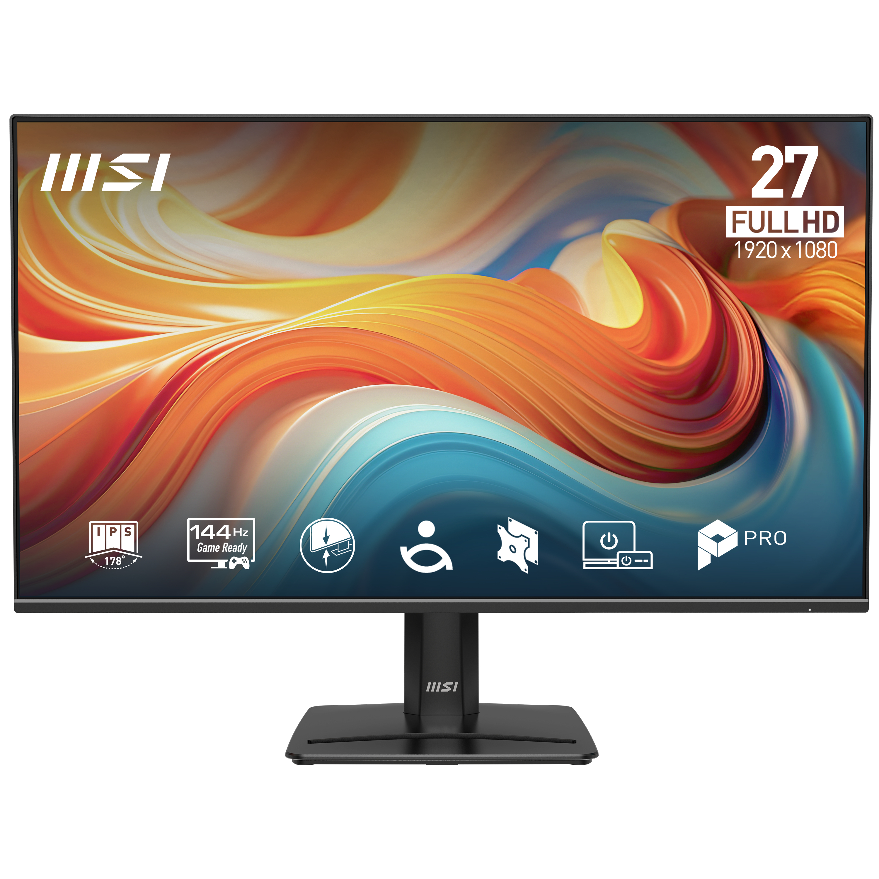 MSI Pro MP271 E14A computerskærm 68,6 cm (27") 1920 x 1080 pixel Fuld HD LCD Sort