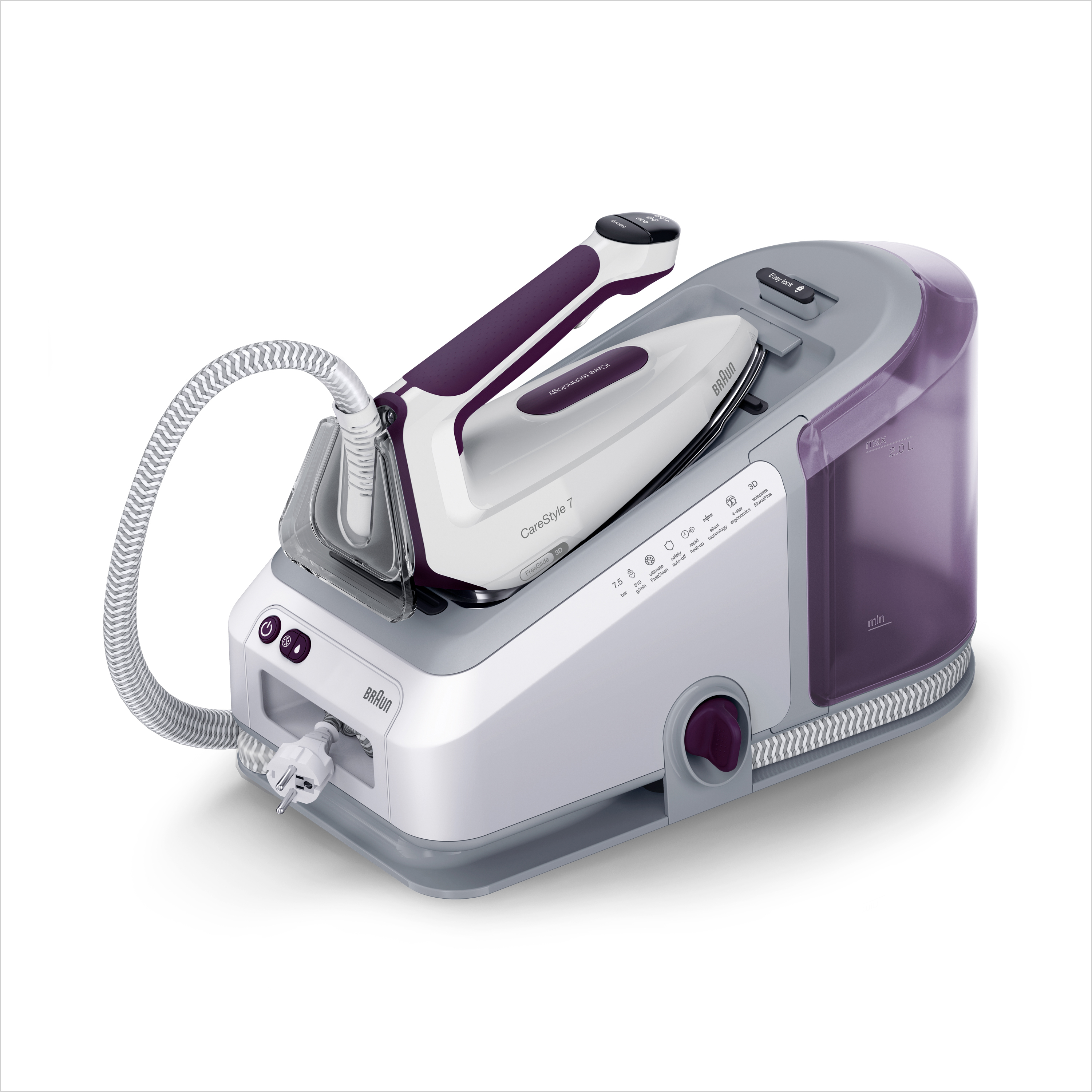 Braun CareStyle 7 IS7266VI 2700 W 2 L EloxalPlus soleplate Violet