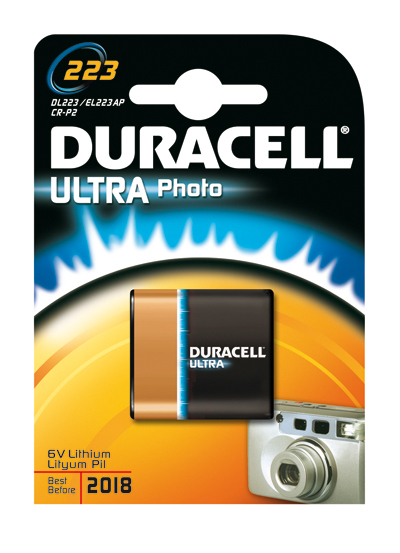 Duracell Ultra Photo 223 Engangsbatteri 6V Nikkel-oxyhydroxide (NiOx)