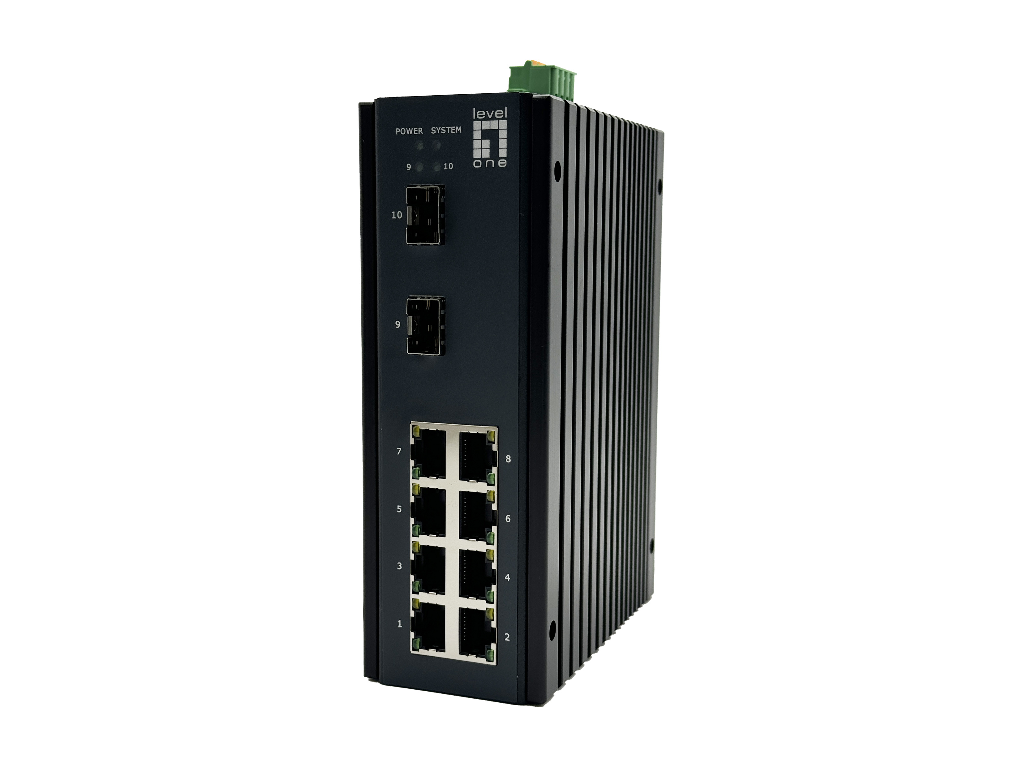 LevelOne IGU-1071 netværksswitch Administreret L2+ Gigabit Ethernet (10/100/1000) Sort