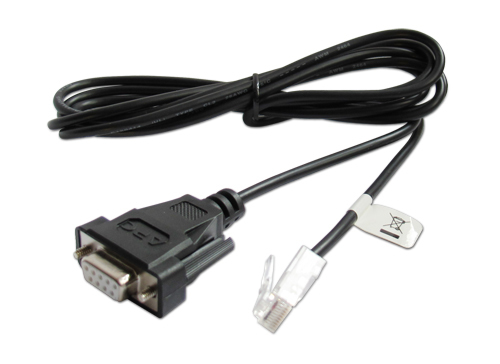 APC AP940-0625A kabel kønsskifter DB9 RJ45 Sort