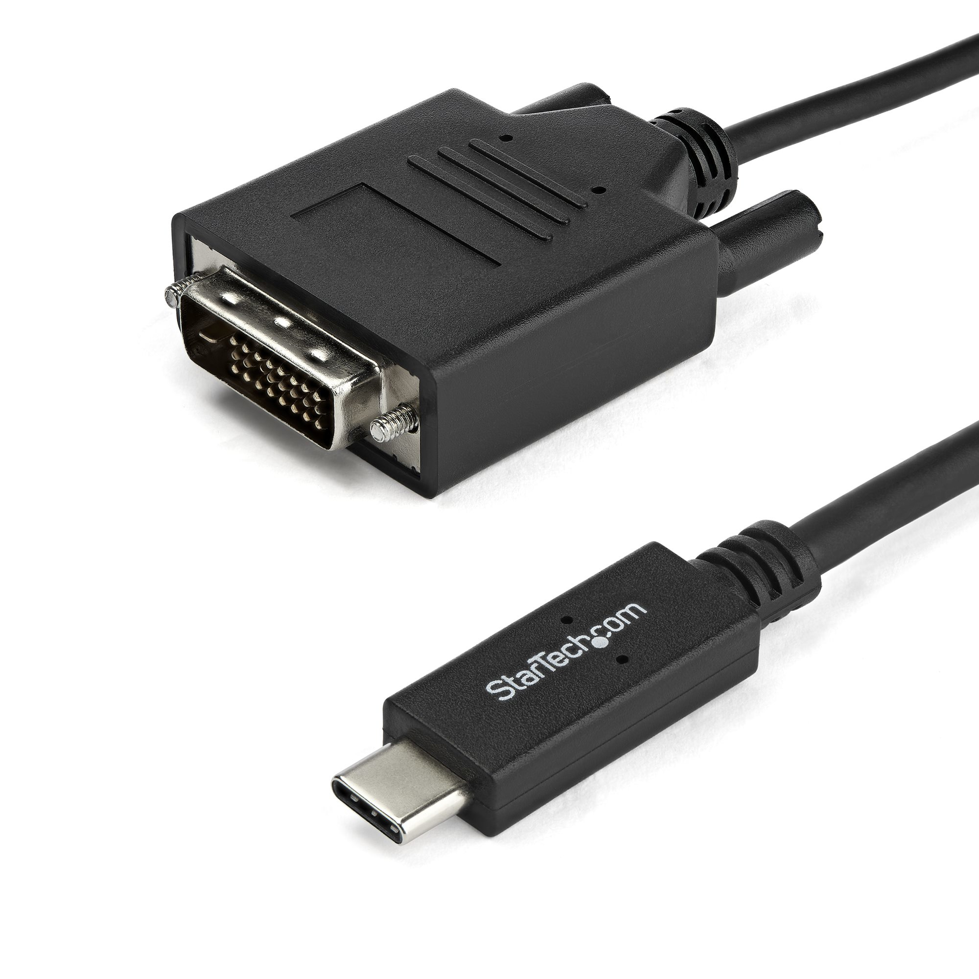 StarTech.com CDP2DVIMM1MB videokabel adapter 1 m USB Type-C DVI-D Sort