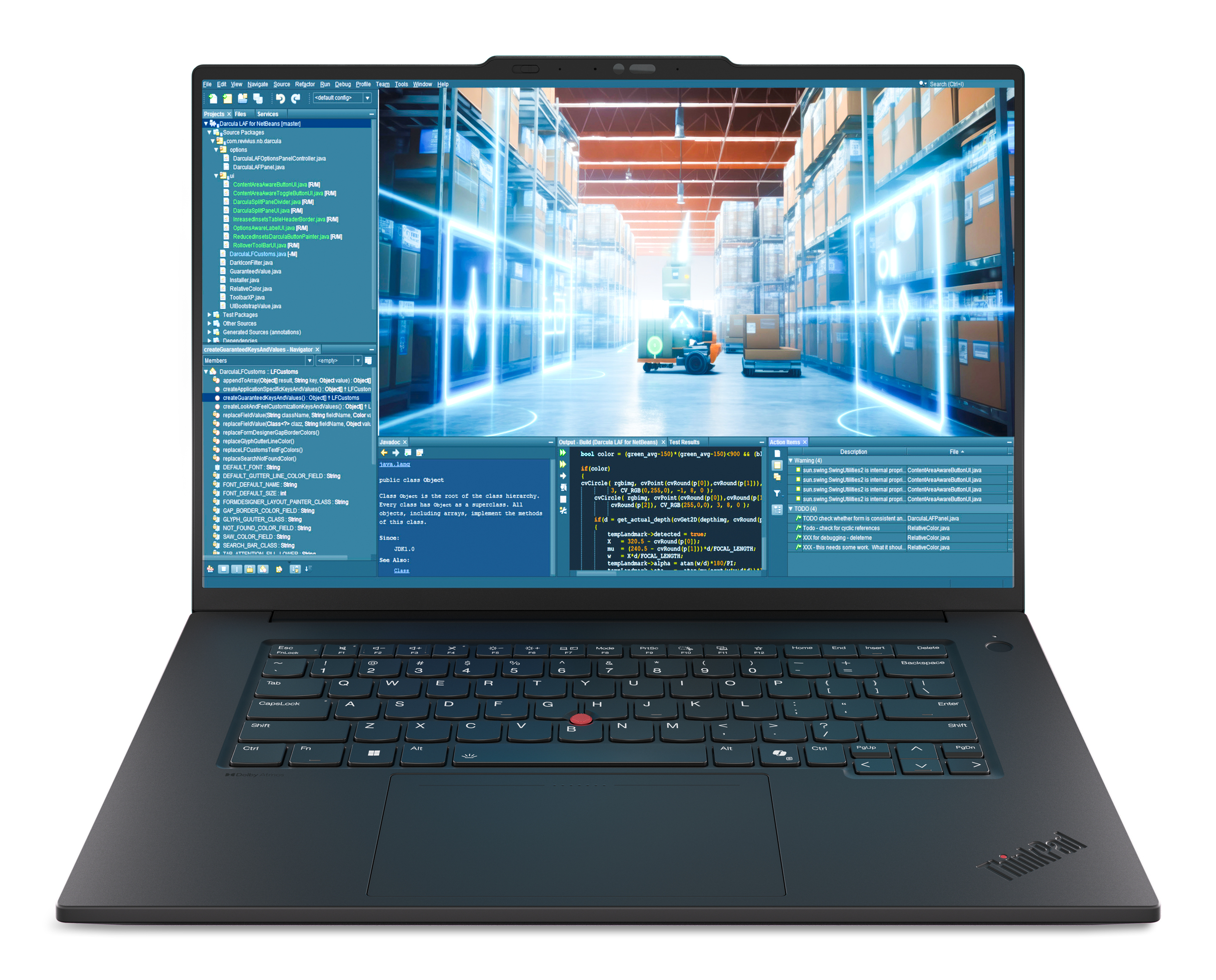 Lenovo ThinkPad P1 Gen 8 Intel Core Ultra 7 255H Mobil workstation 40,6 cm (16") WUXGA 32 GB LPDDR5x-SDRAM 1 TB SSD NVIDIA RTX PRO 1000 Blackwell Wi-Fi 7 (802.11be) Windows 11 Pro Nordisk Sort