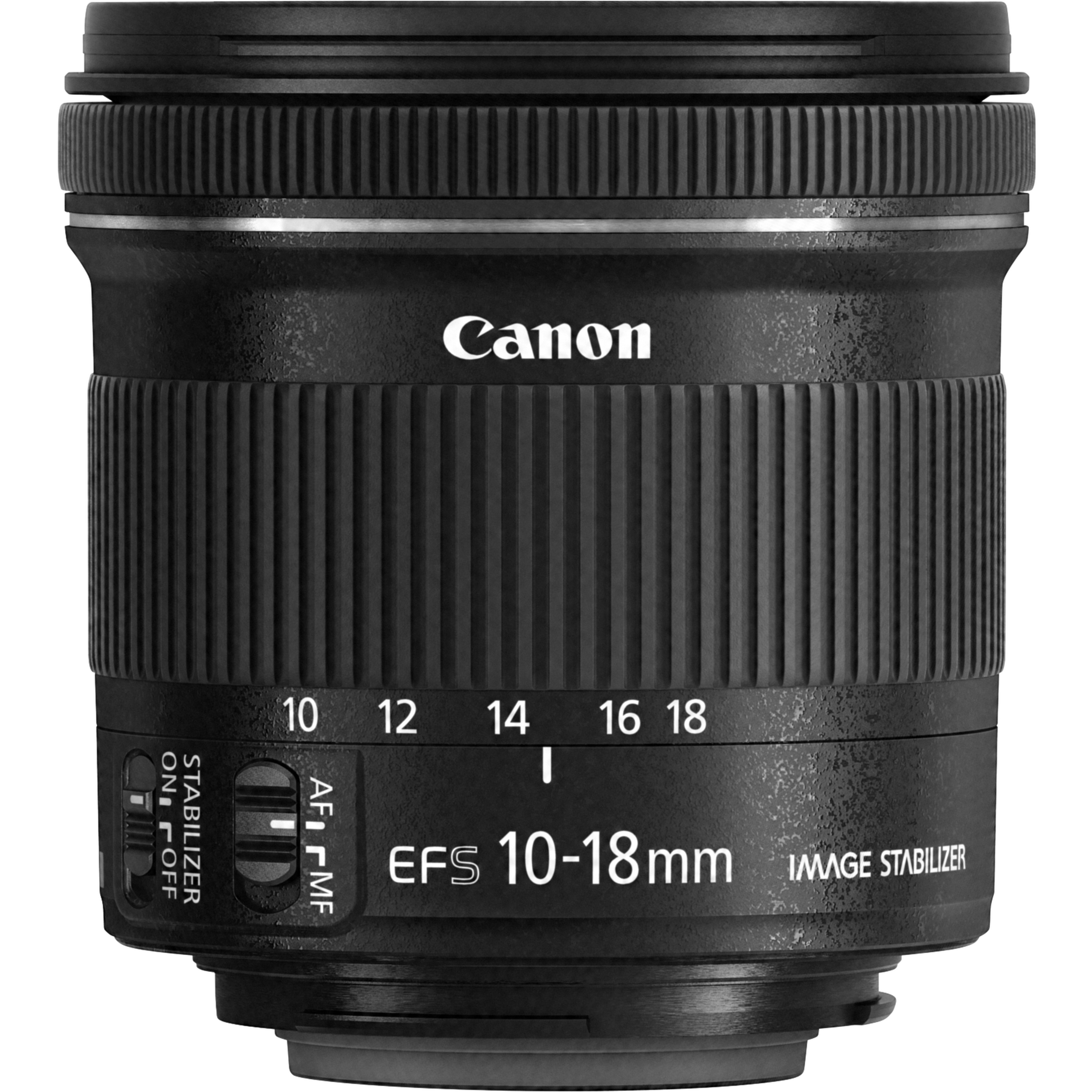 Canon EF-S 10-18mm f/4.5-5.6 IS STM SLR Ultra bredlinse Sort