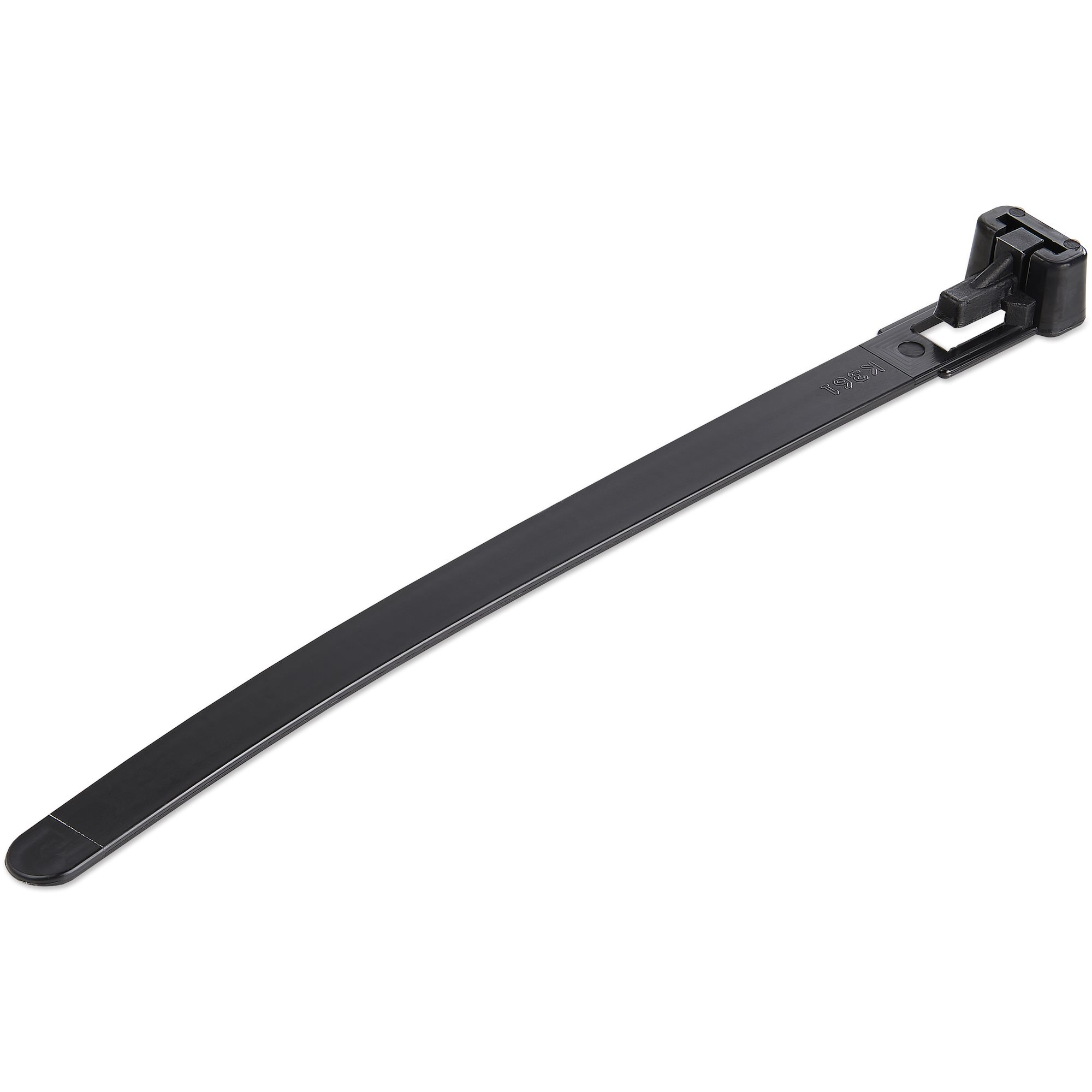 StarTech.com CBMZTRB5BK kabelsamler Udløselig kabelbinder Nylon, Plast Sort 100 stk