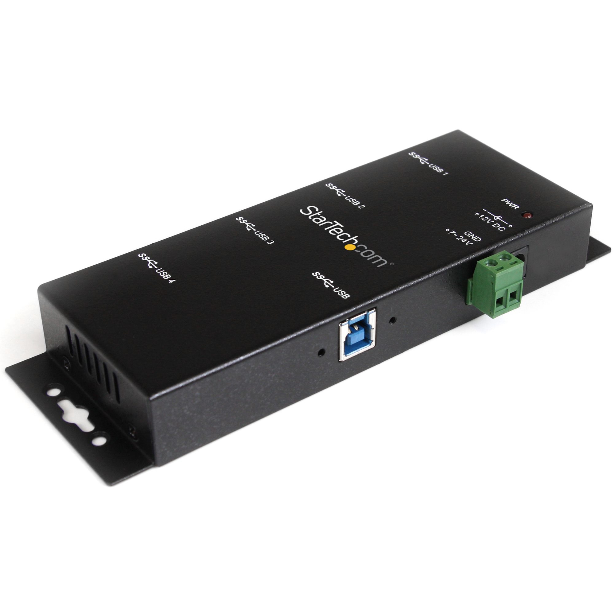 StarTech.com ST4300USBM interface hub USB 3.2 Gen 1 (3.1 Gen 1) Type-B 5000 Mbit/s Sort