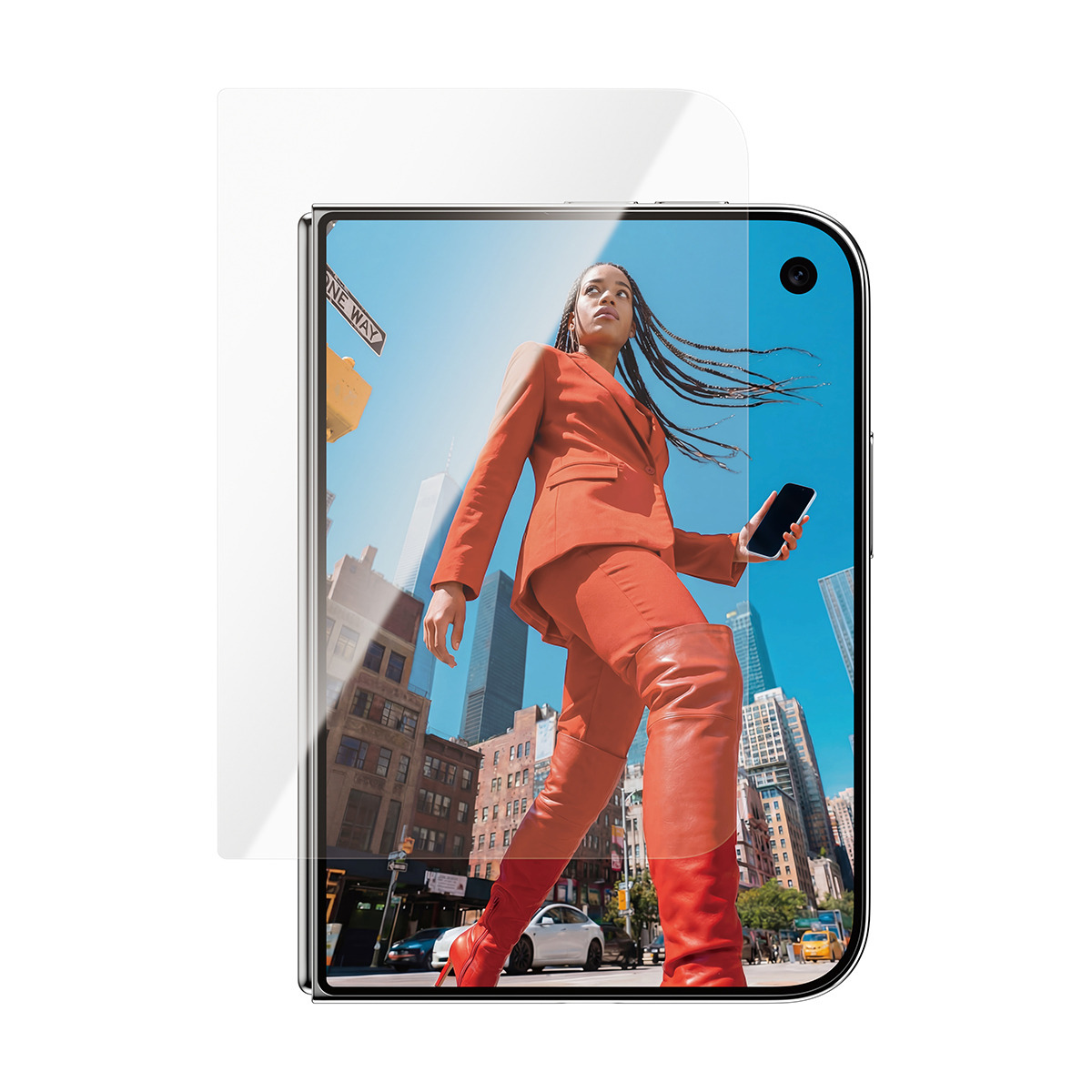 PanzerGlass ® Frontskærm Skærmbeskyttelse iPhone Duo | FRAME FIT m. FASTFIT IN-A-BOX