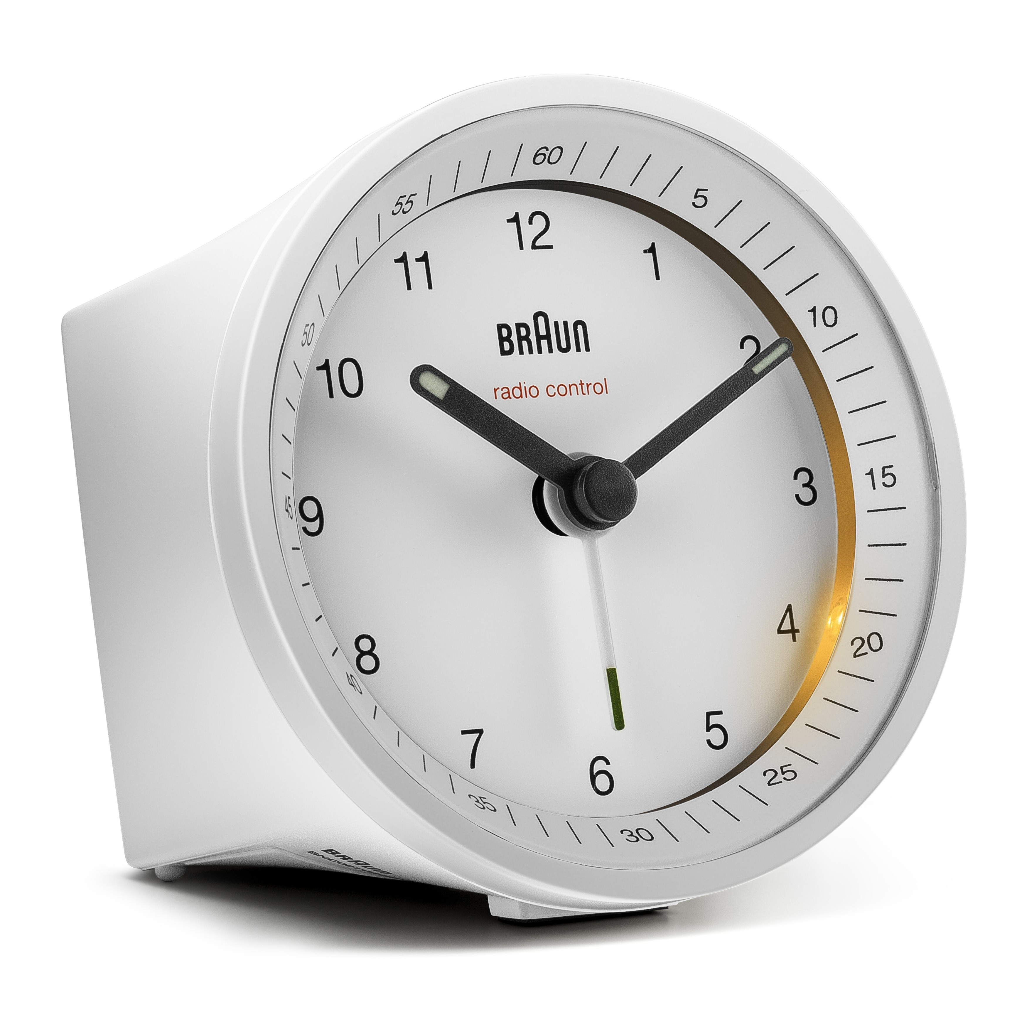 Braun BC07W-DCF Quartz alarmur Hvid