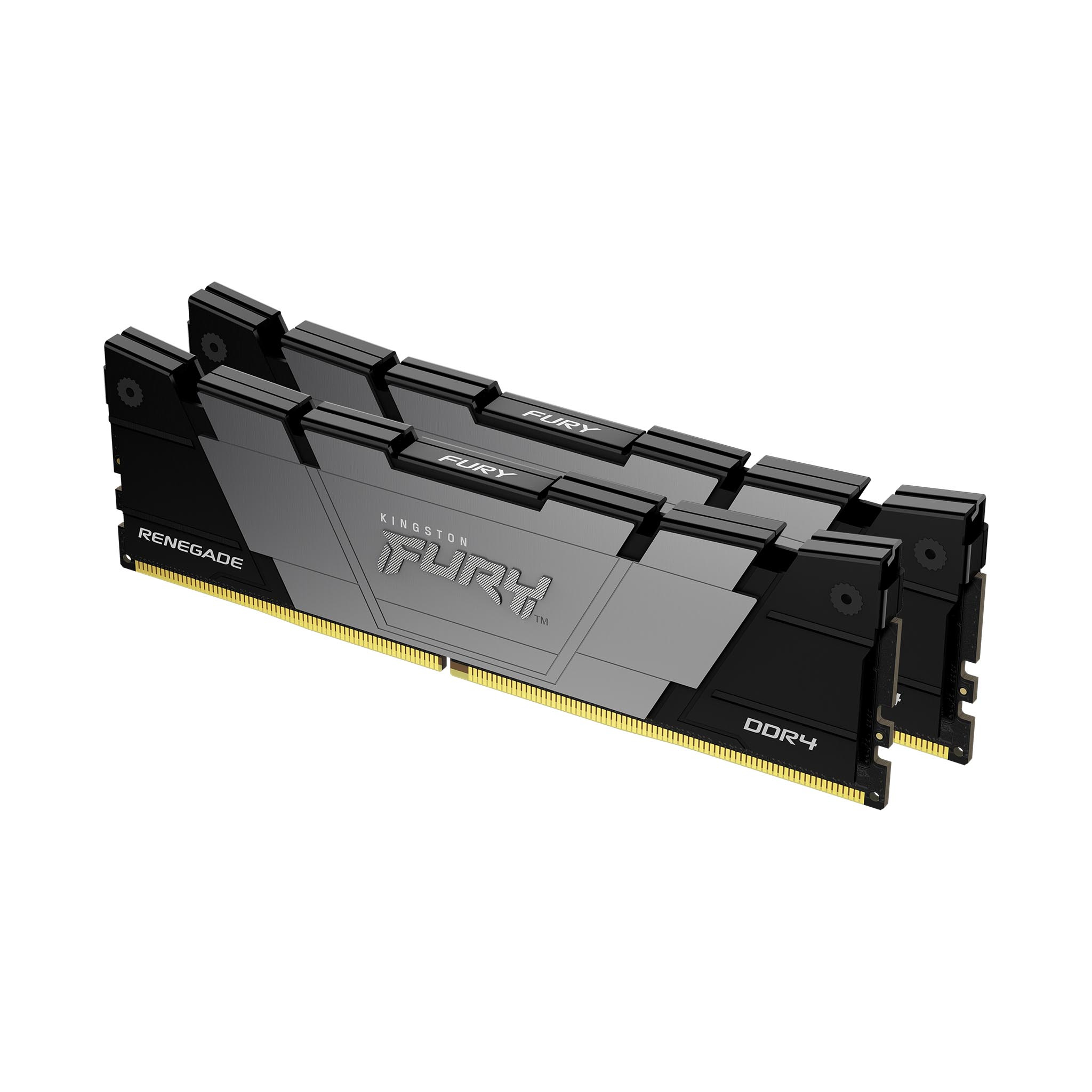 Kingston Technology FURY 64 GB 3200 MT/s DDR4 CL16 DIMM (sæt med 2) Renegade Sort