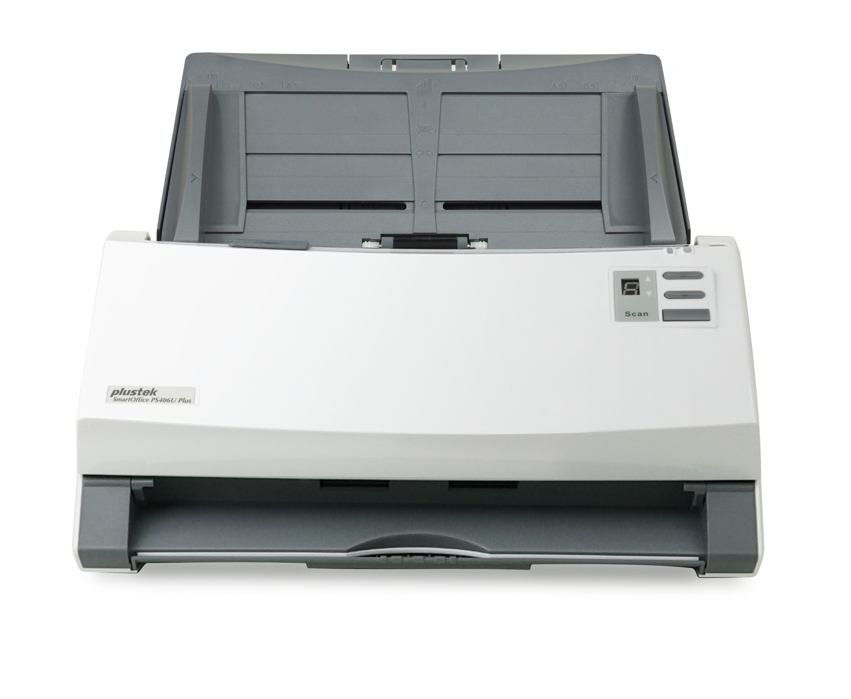Plustek SmartOffice PS406U Plus ADF-scanner 600 x 600 dpi A4 Grå, Hvid