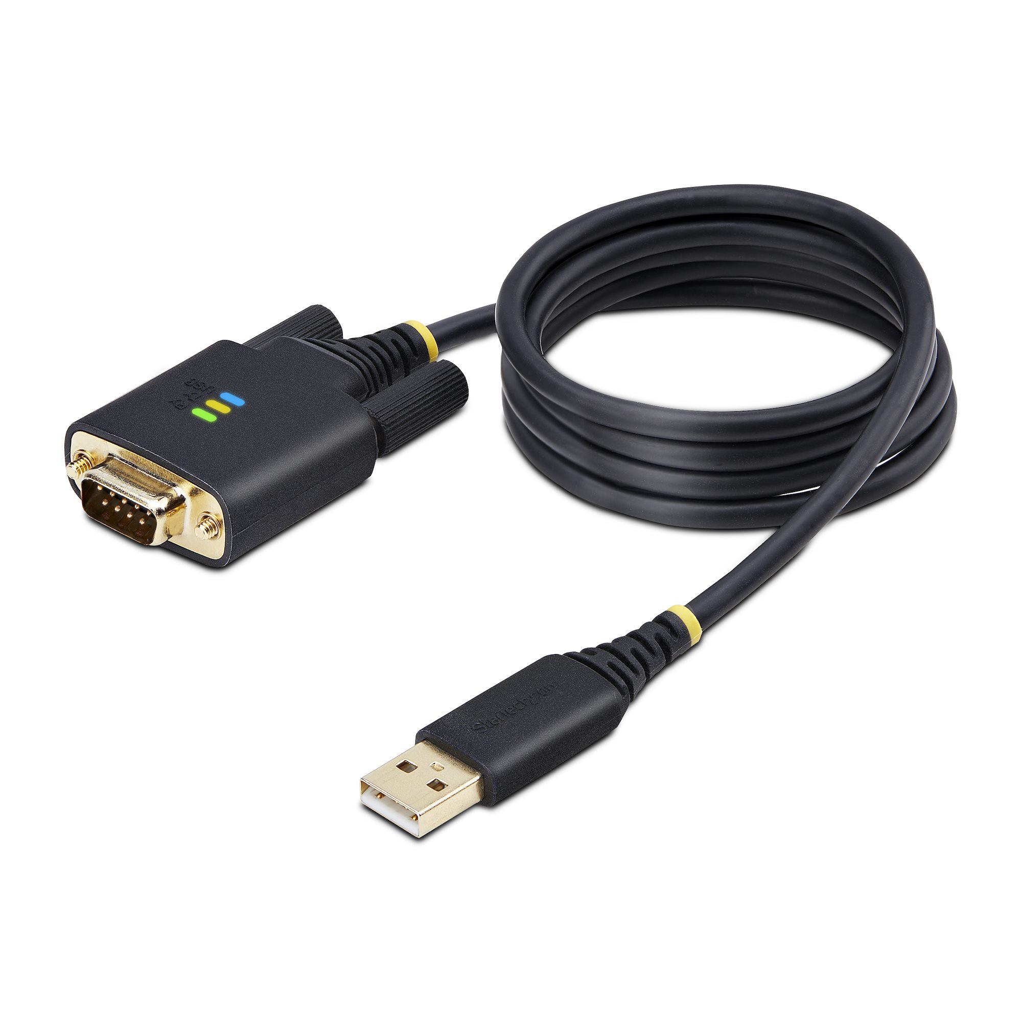 StarTech.com 1P3FFCB-USB-SERIAL serielkabel Sort 1 m USB Type-A RS-232