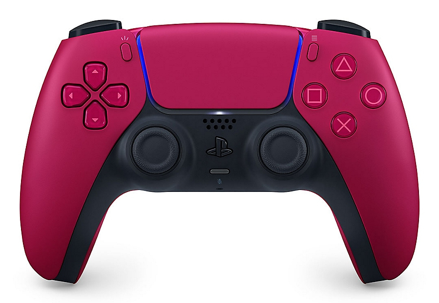 Sony DualSense Wireless Controller Sort, Ruby Bluetooth/USB Gamepad PlayStation 5