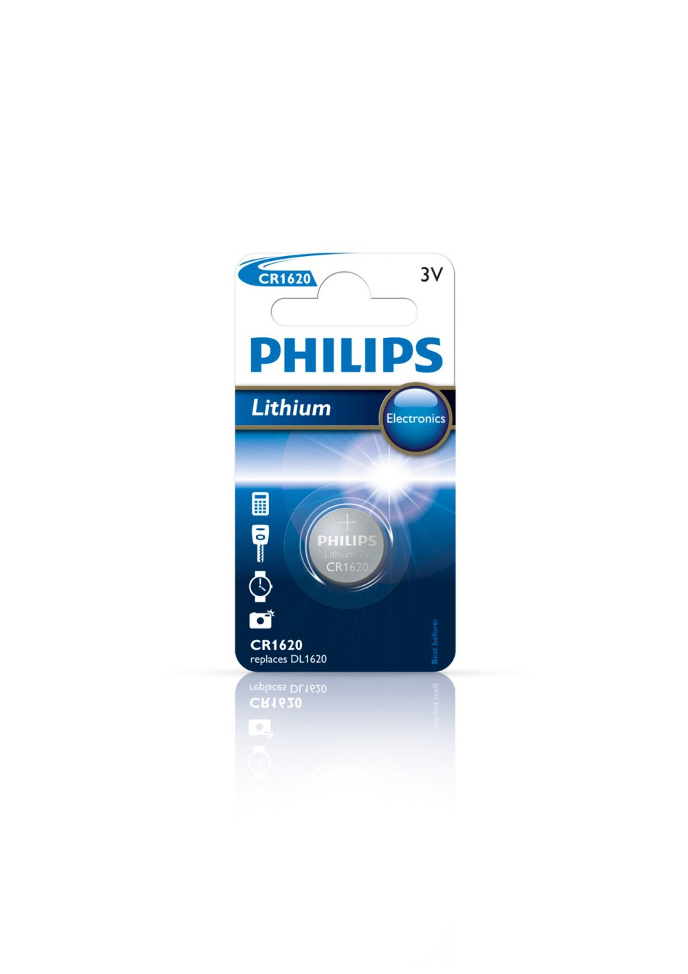 Philips Minicells Knapbatteri CR1620/00B