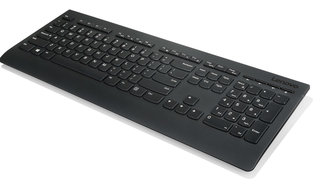 Lenovo 4X30H56854 tastatur Kontor RF trådløst QWERTZ Tysk Sort