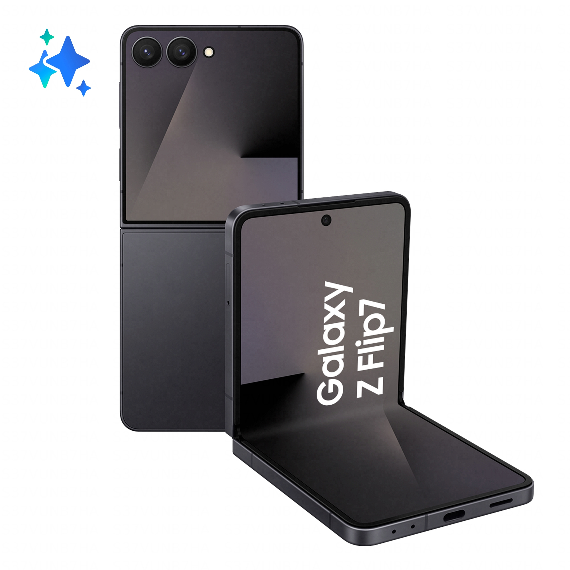 Samsung Galaxy Z Flip7 17,3 cm (6.8") 5G 12 GB 512 GB 4300 mAh Sort