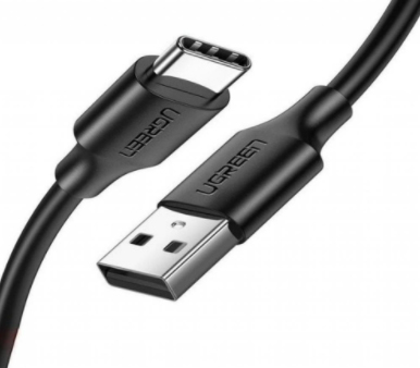 Ugreen 60116 USB-kabel USB 2.0 1 m USB A USB C Sort