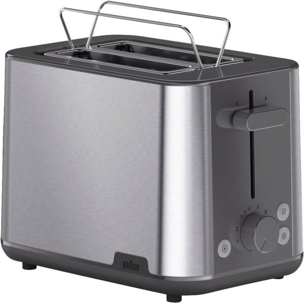 Braun HT 1510 GY 6 2 skive(r) 900 W Grå, Rustfrit stål