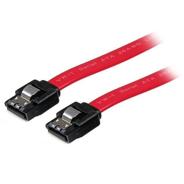 StarTech.com LSATA12 SATA-kabel 0,304 m SATA 7-pin Rød