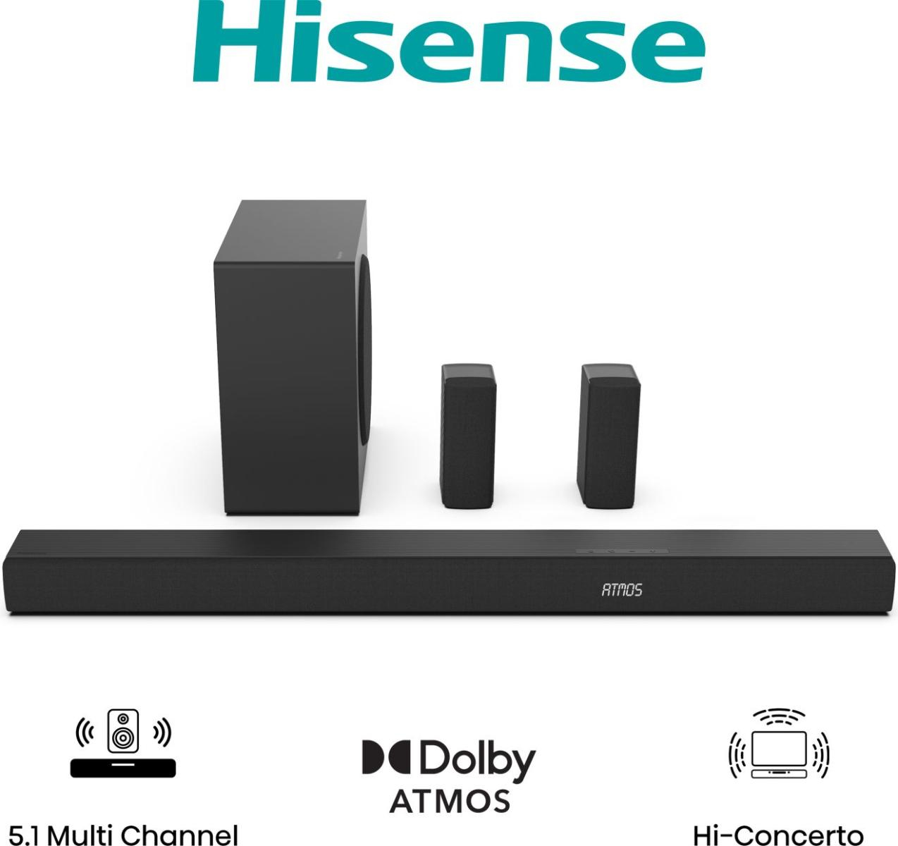Hisense AX5100Q Sort 5.1 kanaler 580 W