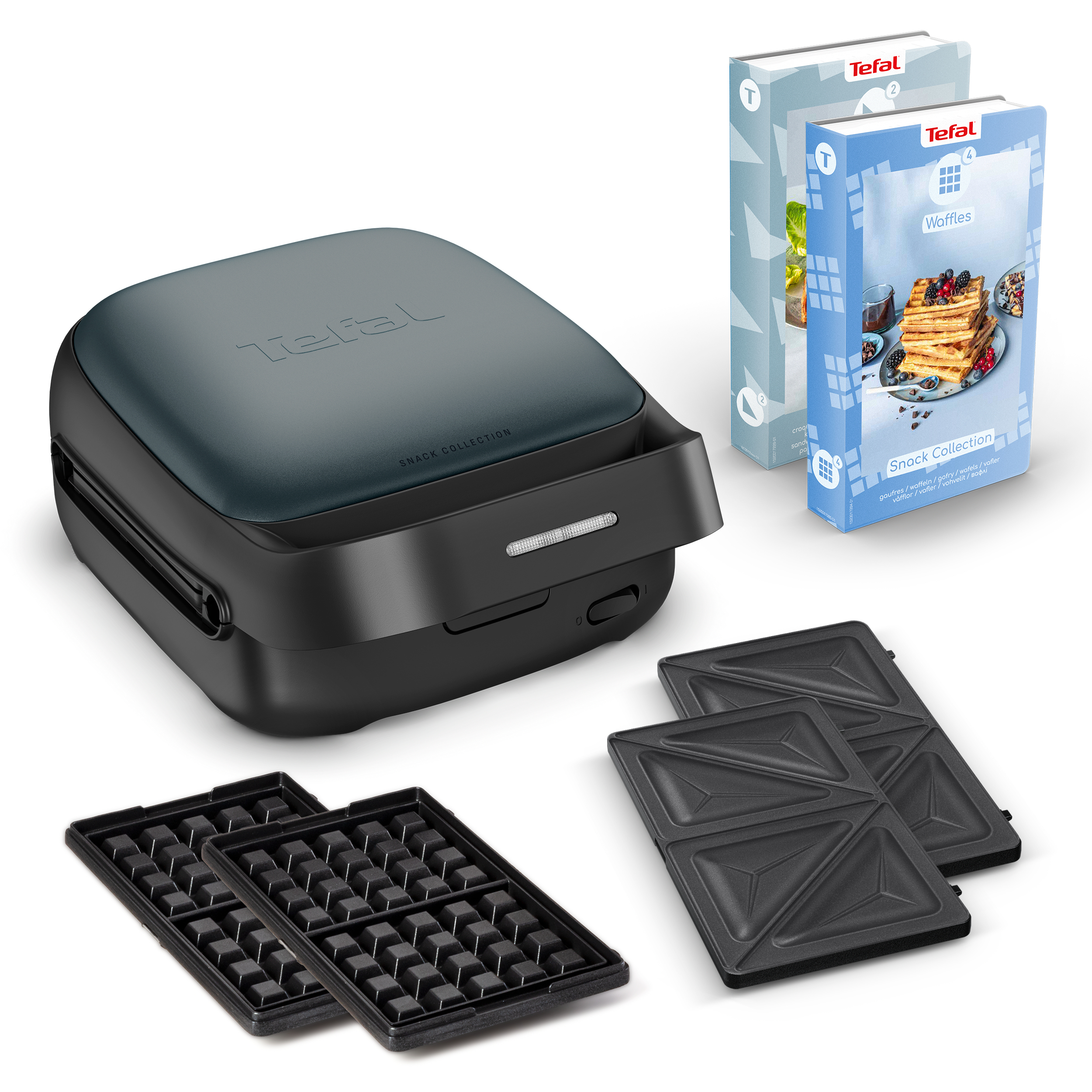 Tefal SW862BF0 sandwichtoaster 700 W Sort, Mørkegrøn