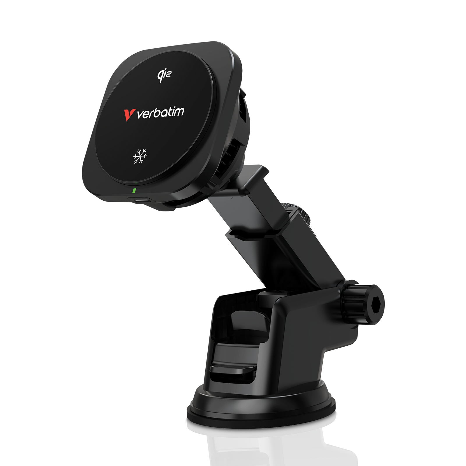 Verbatim Charge 'n' Drive Qi2 Smartphone Sort USB Trådløs opladning Hurtig opladning Automatisk