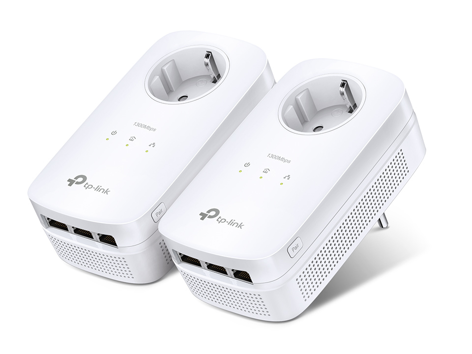 TP-Link TL-PA8030P KIT Power Line netværksadapter 1200 Mbit/s Ethernet LAN Hvid 2 stk
