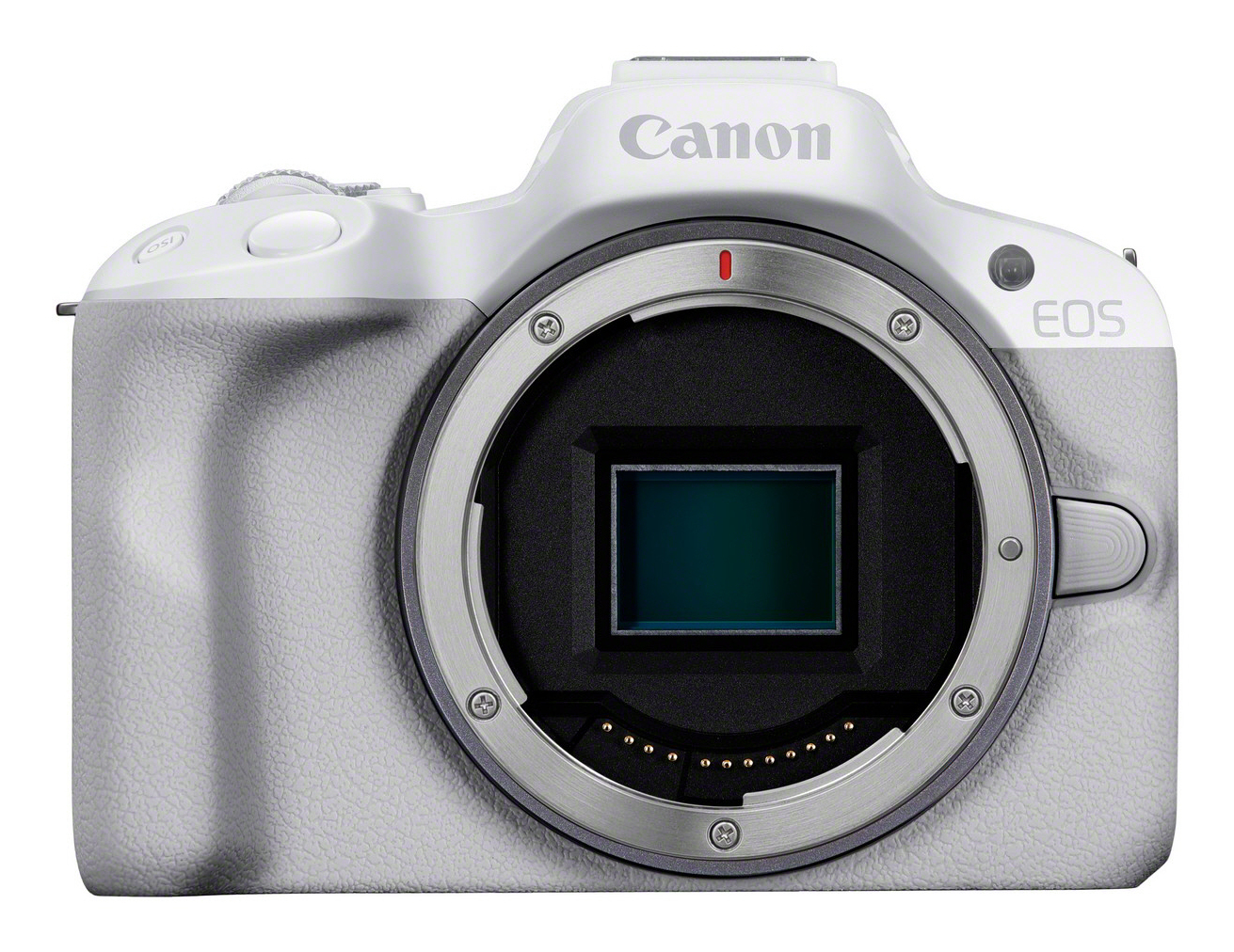 Canon EOS R50, White + RF-S 18-45mm F4.5-6.3 IS STM Kit MILC 24,2 MP CMOS 6000 x 4000 pixel Hvid