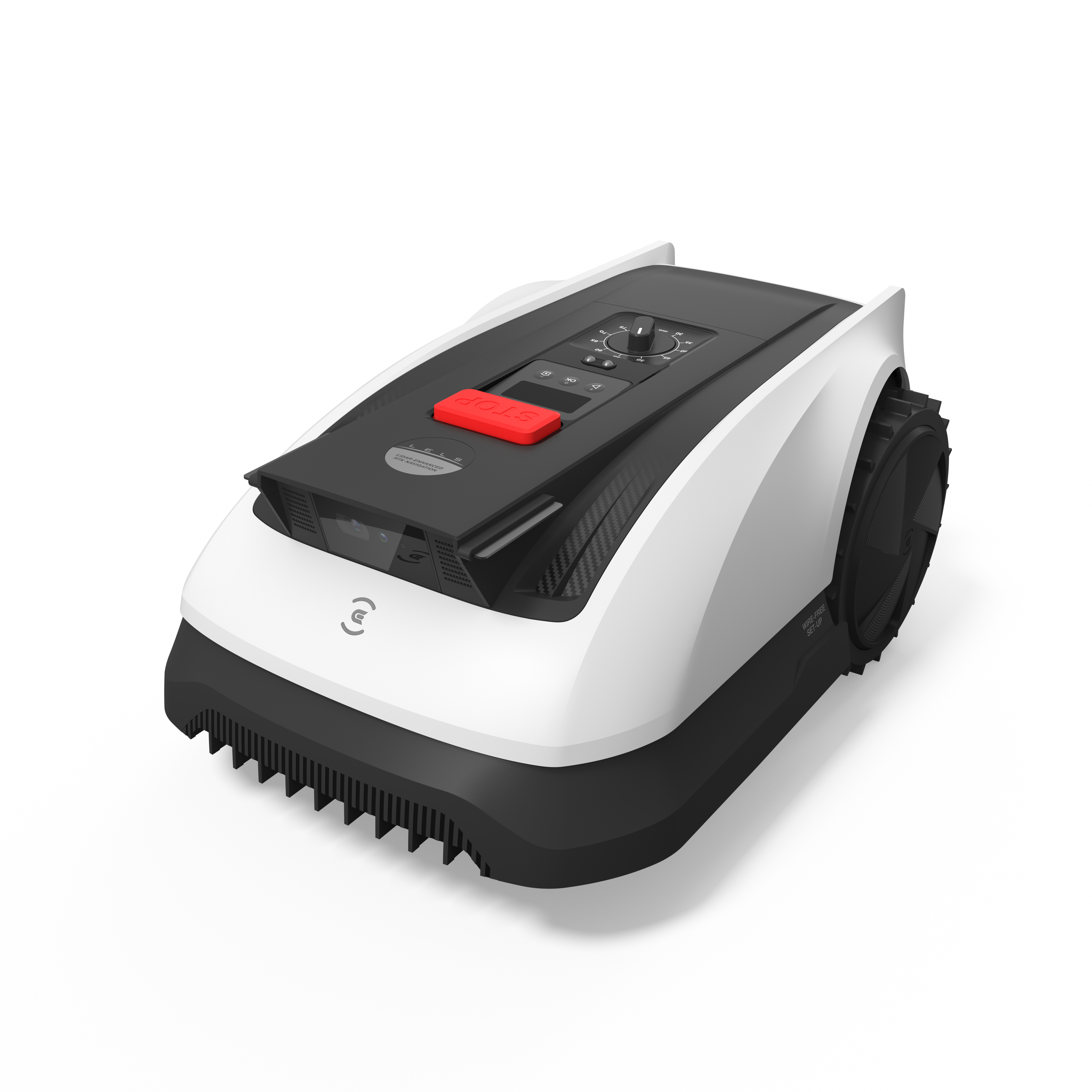 Ecovacs GOAT O800 RTK Robot plæneklipper Batteri Sort, Hvid