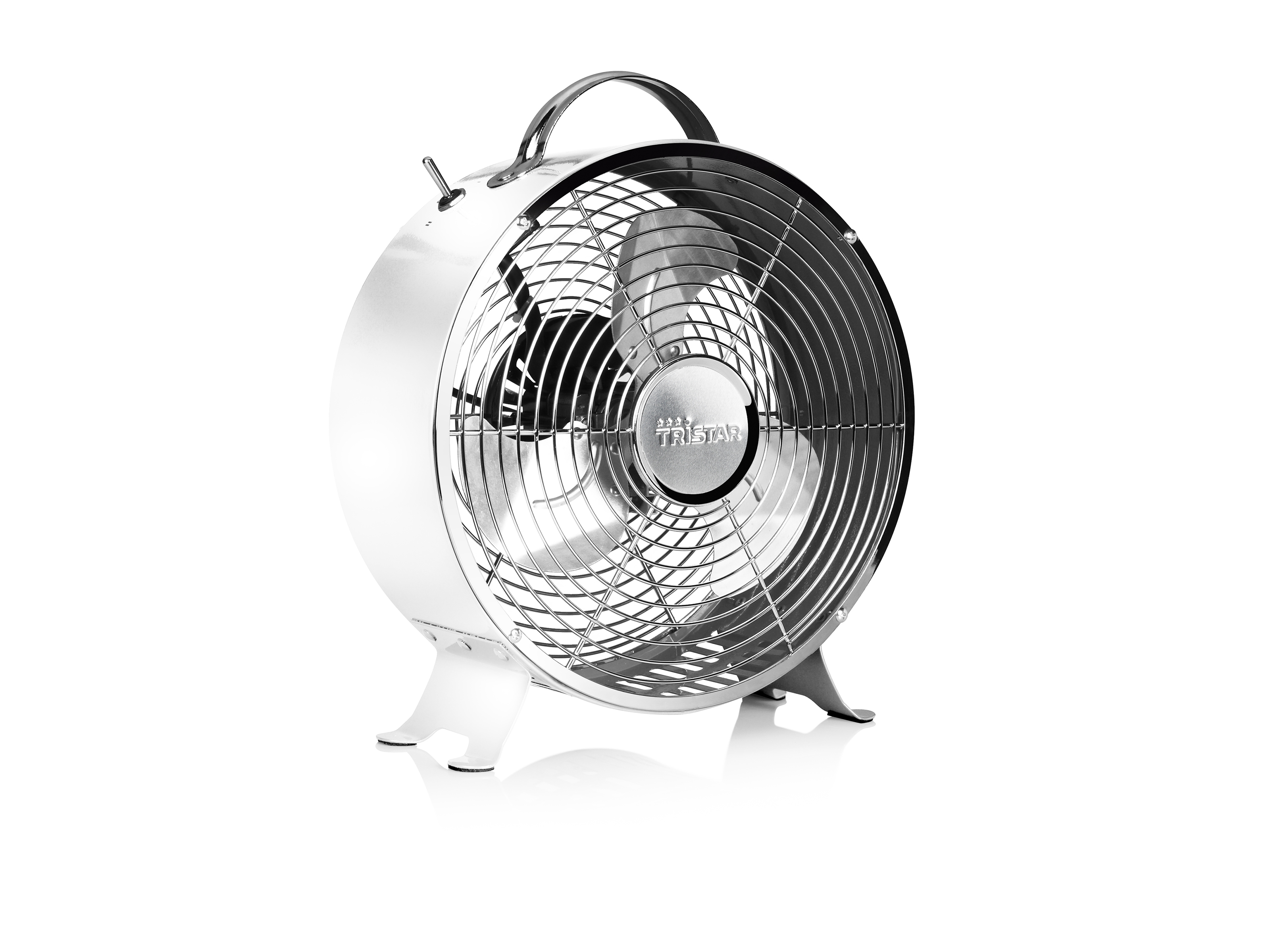 Tristar VE-5967 ventilator Sølv, Hvid