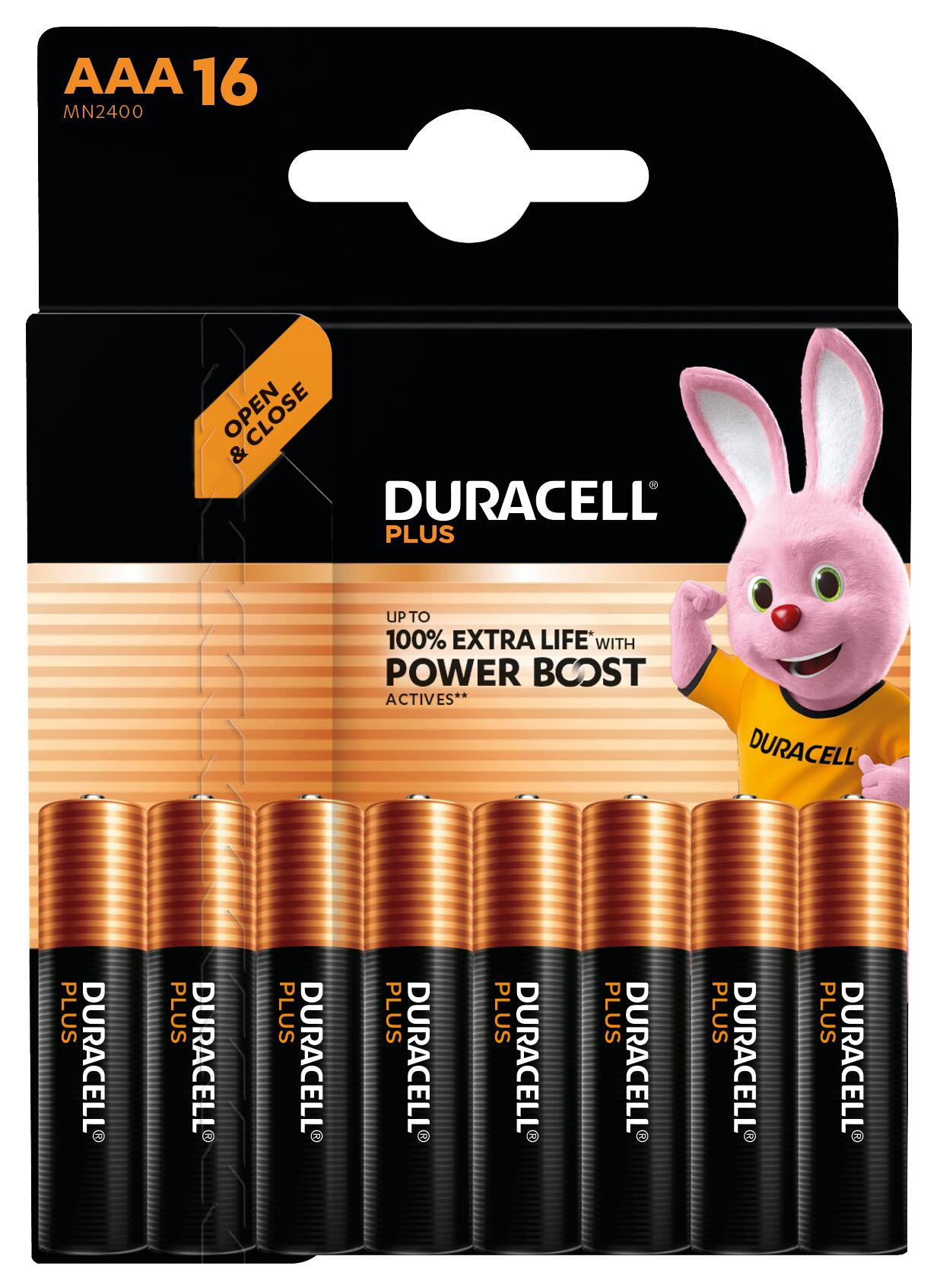 Duracell Plus Engangsbatteri AAA Alkaline