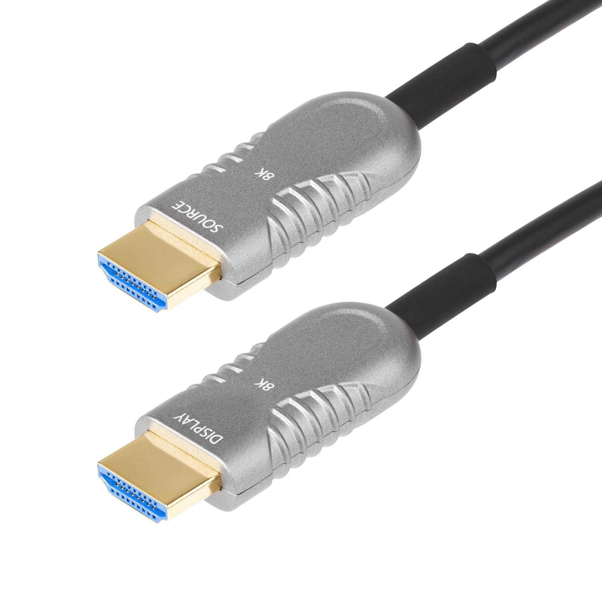 StarTech.com 8K-A-50F-HDMI-CABLE HDMI-kabel 15,2 m HDMI Type A (Standard) Sort, Sølv