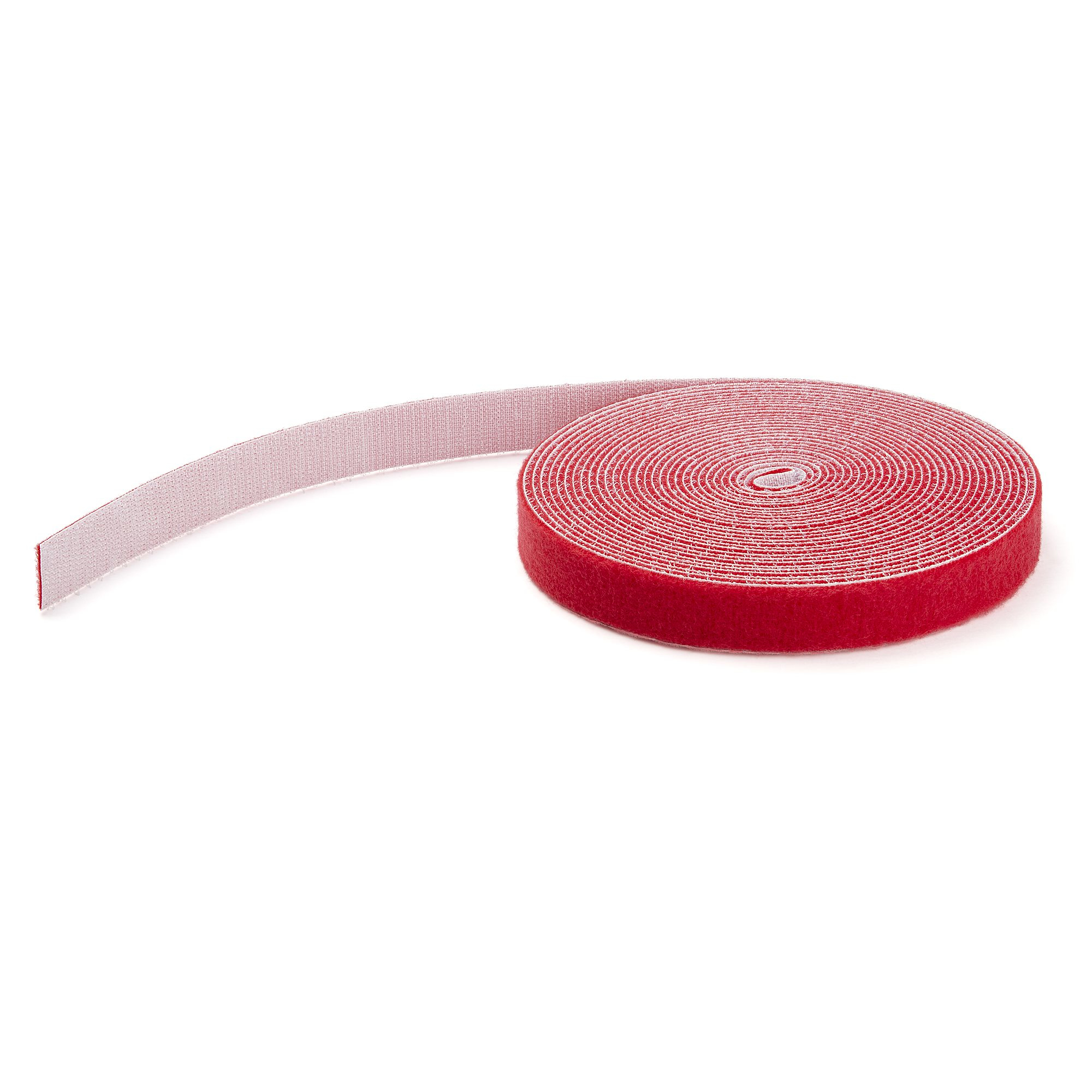 StarTech.com HKLP100RD kabelsamler Krog og løkke kabelbinder Nylon Rød 1 stk