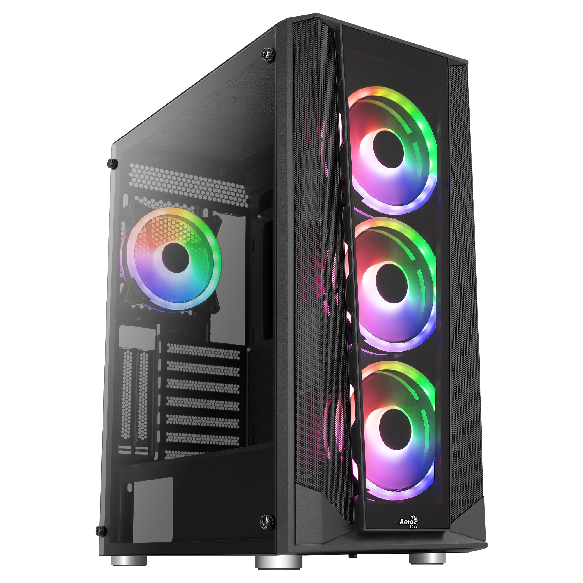 Aerocool Prism ARGB Midi Tower Sort