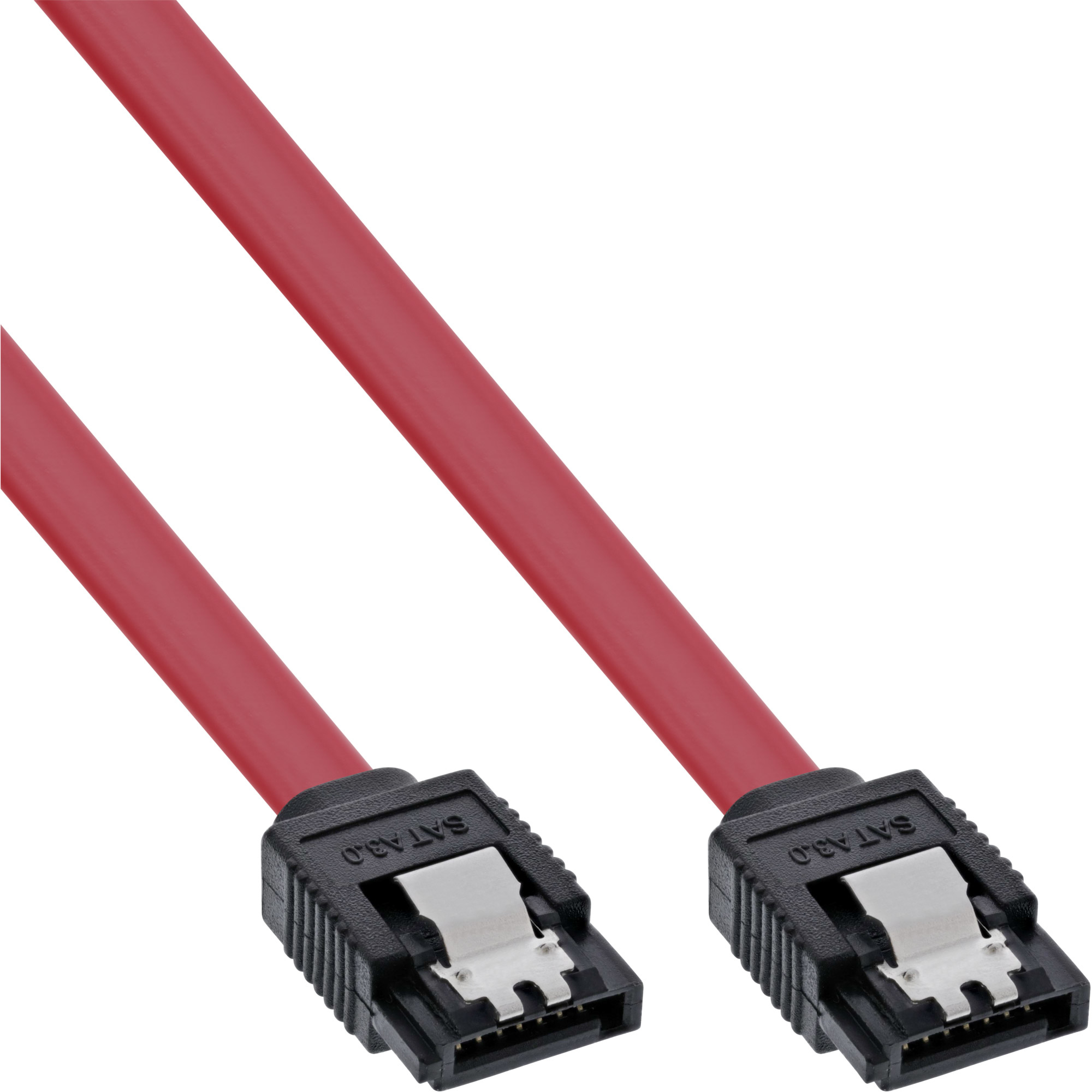 InLine 27310 SATA-kabel 1 m Rød