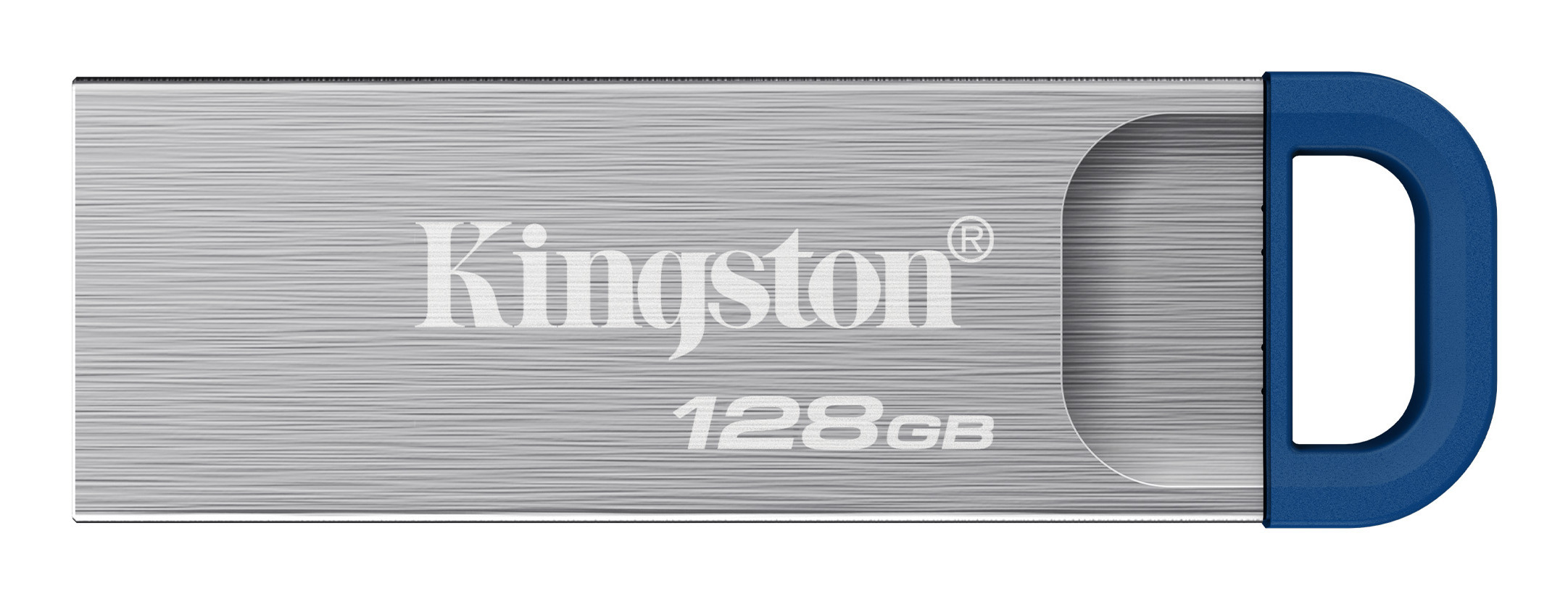 Kingston Technology DataTraveler Kyson USB-nøgle 128 GB USB Type-A 3.2 Gen 1 (3.1 Gen 1) Rustfrit stål