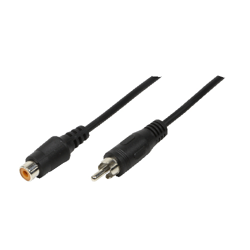 LogiLink RCA - RCA, 5m lydkabel Sort