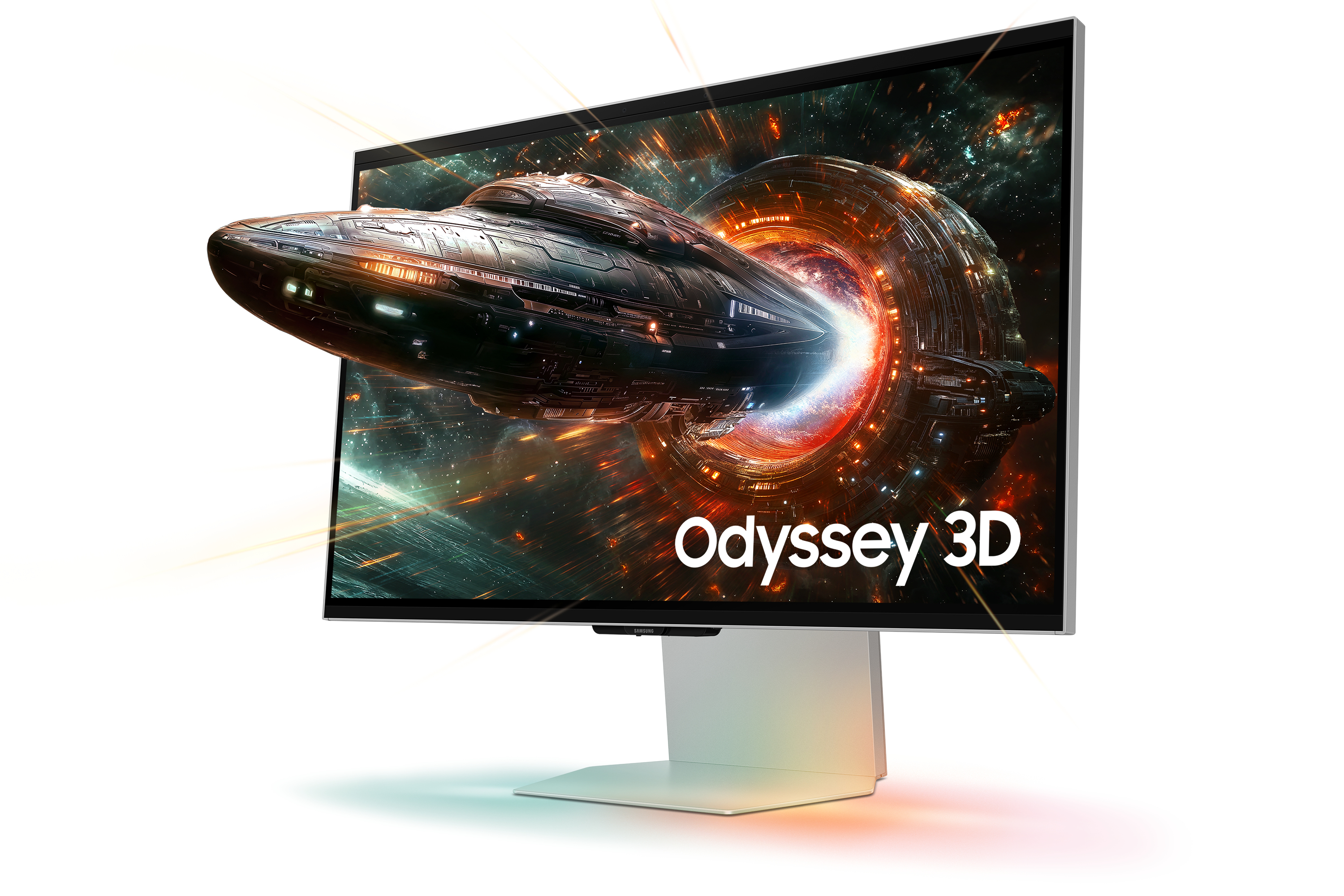 Samsung G90XF computerskærm 68,6 cm (27") 3840 x 2160 pixel 4K Ultra HD LCD Sølv