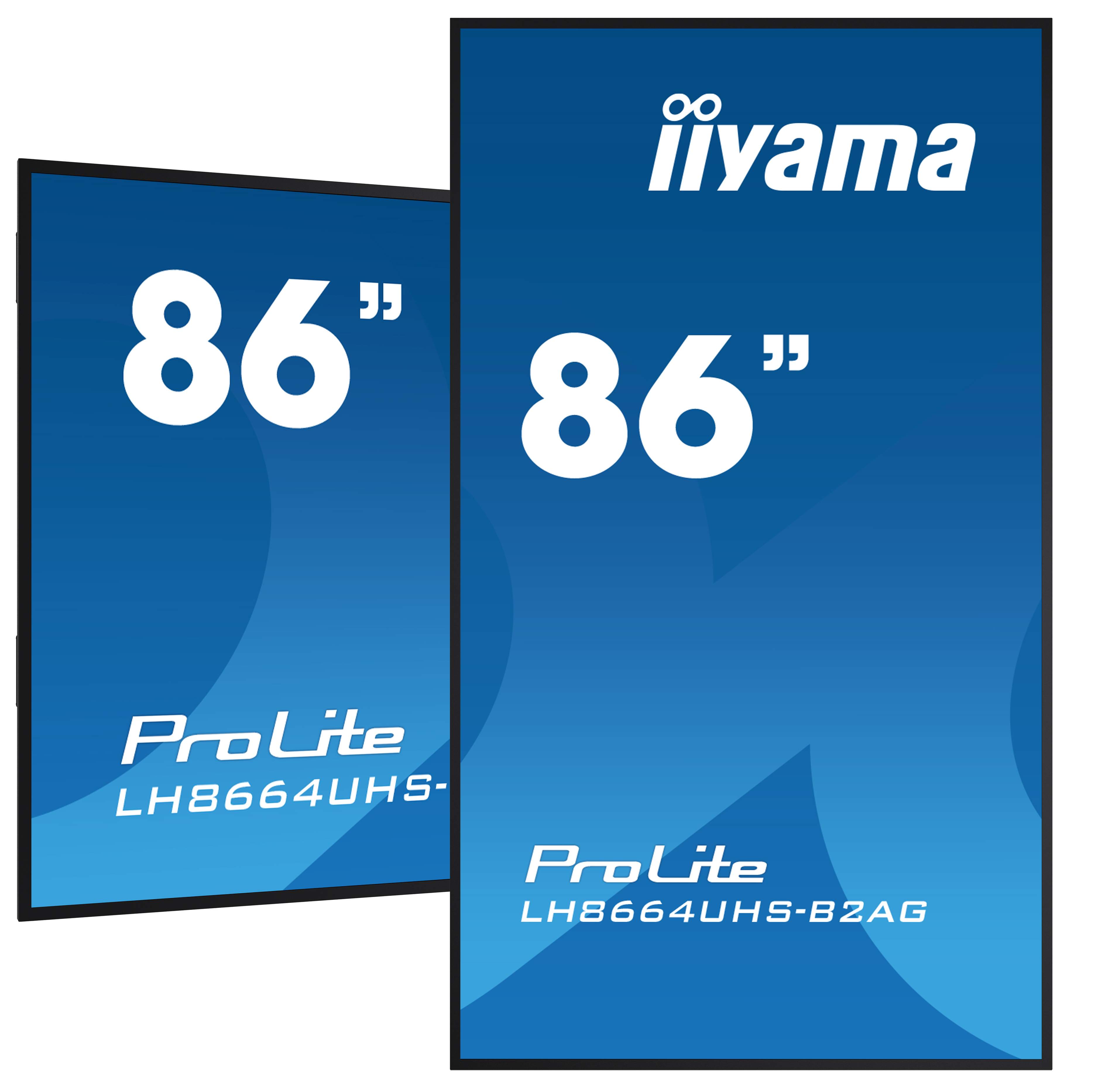 iiyama LH8664UHS-B2AG skilte display Digital fladpaneldisplay 2,17 m (85.6") Wi-Fi 500 cd/m² 4K Ultra HD Sort Indbygget processer Android 11 24/7