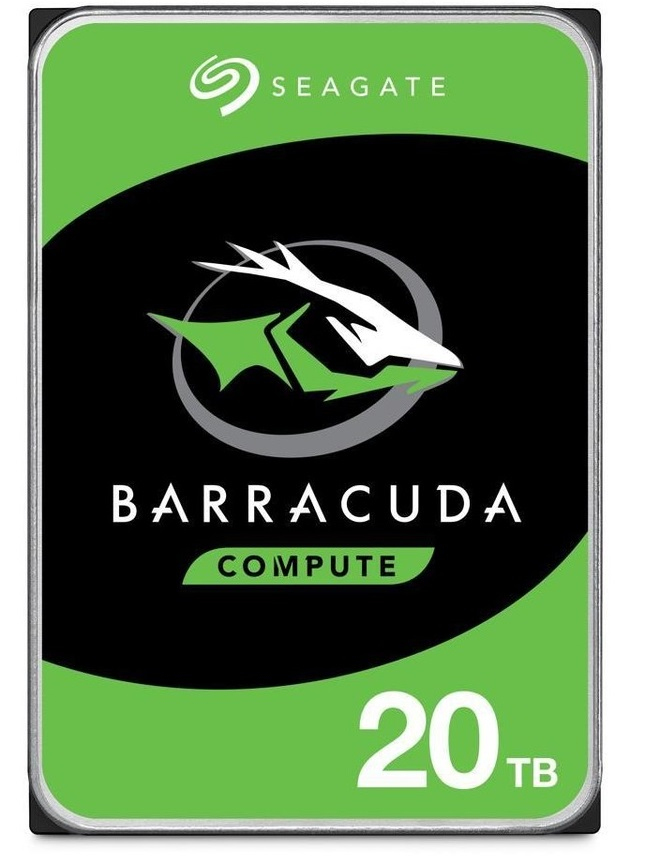 Seagate Barracuda 20TB harddisk 7200 rpm 512 MB 3.5" SATA