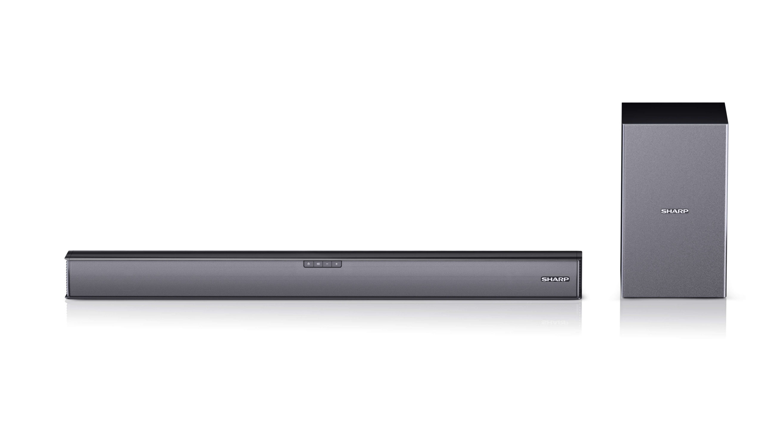 Sharp HT-SBW182 SoundBar højttaler Sort 2.1 kanaler 160 W