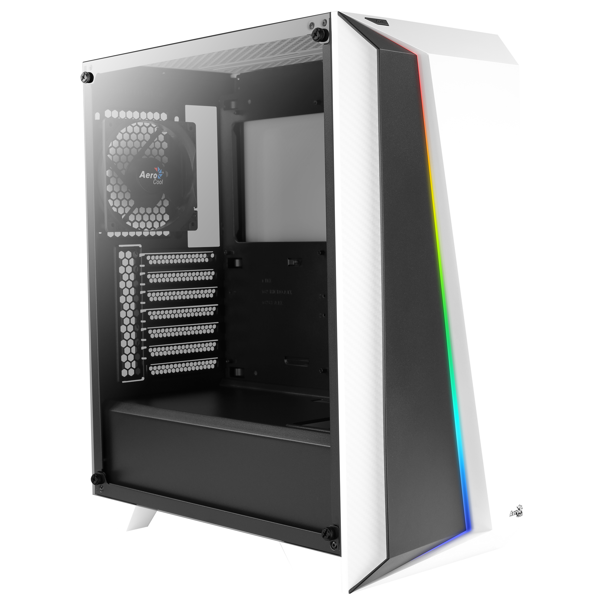 Aerocool CYLONPROWG Midi Tower Hvid