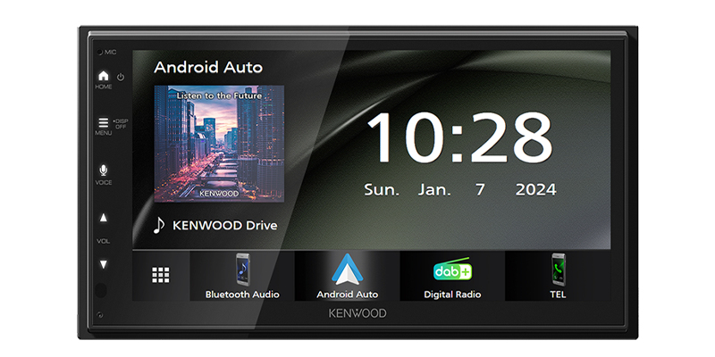 Kenwood DMX6523DABS bil media receiver Sort Wi-Fi Bluetooth