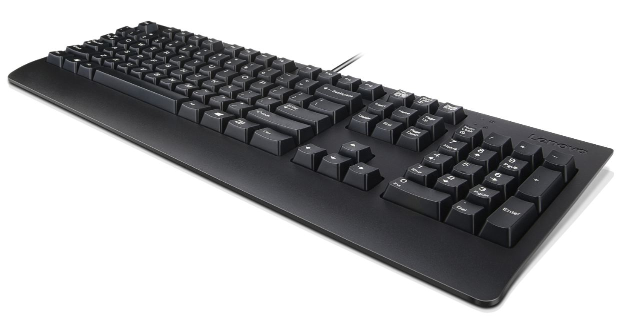 Lenovo Preferred Pro II tastatur Universel USB QWERTY Finsk, Svensk Sort