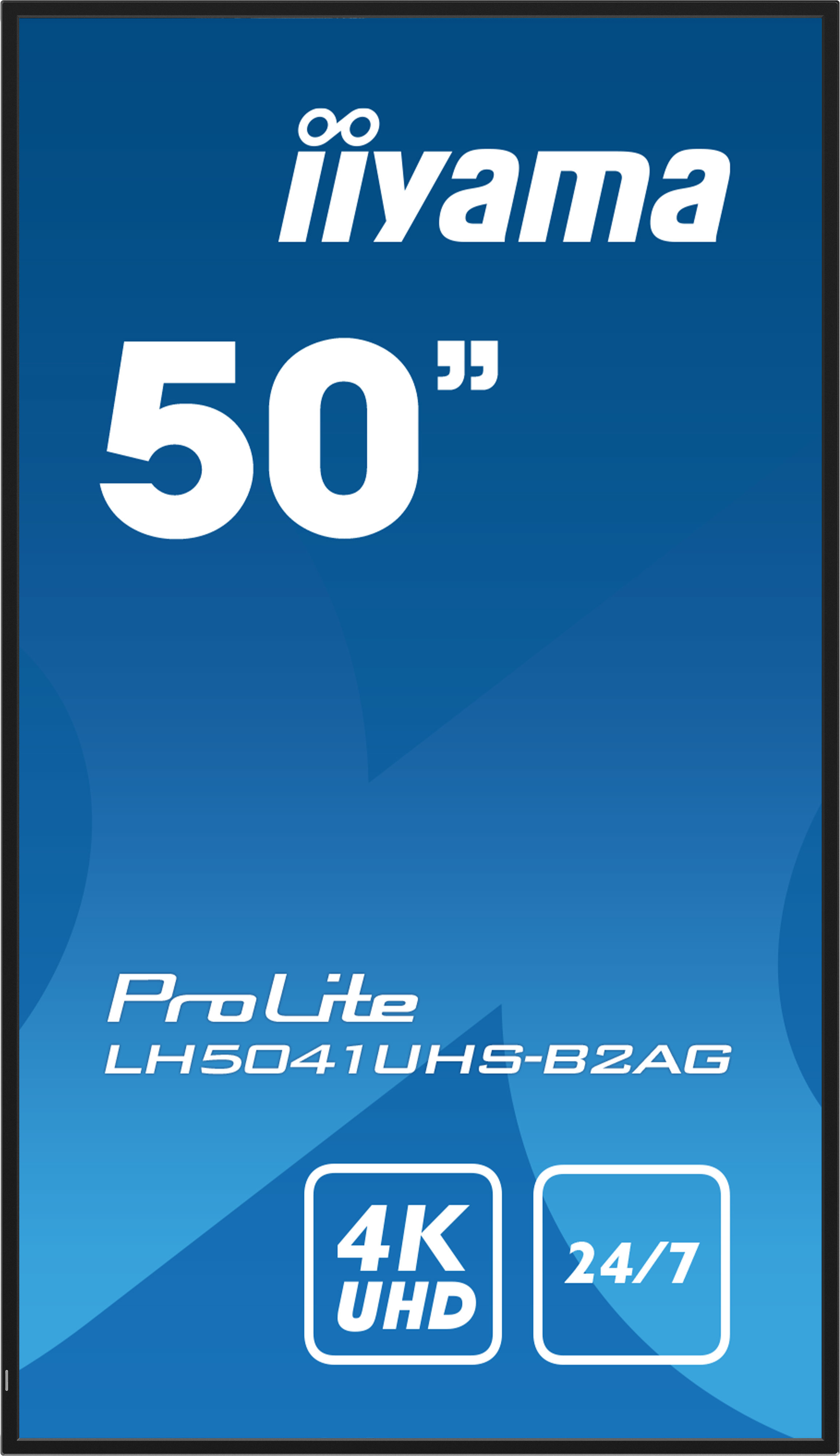 iiyama LH5041UHS-B2AG skilte display Digital fladpaneldisplay 127 cm (50") LCD 500 cd/m² 4K Ultra HD Sort 24/7